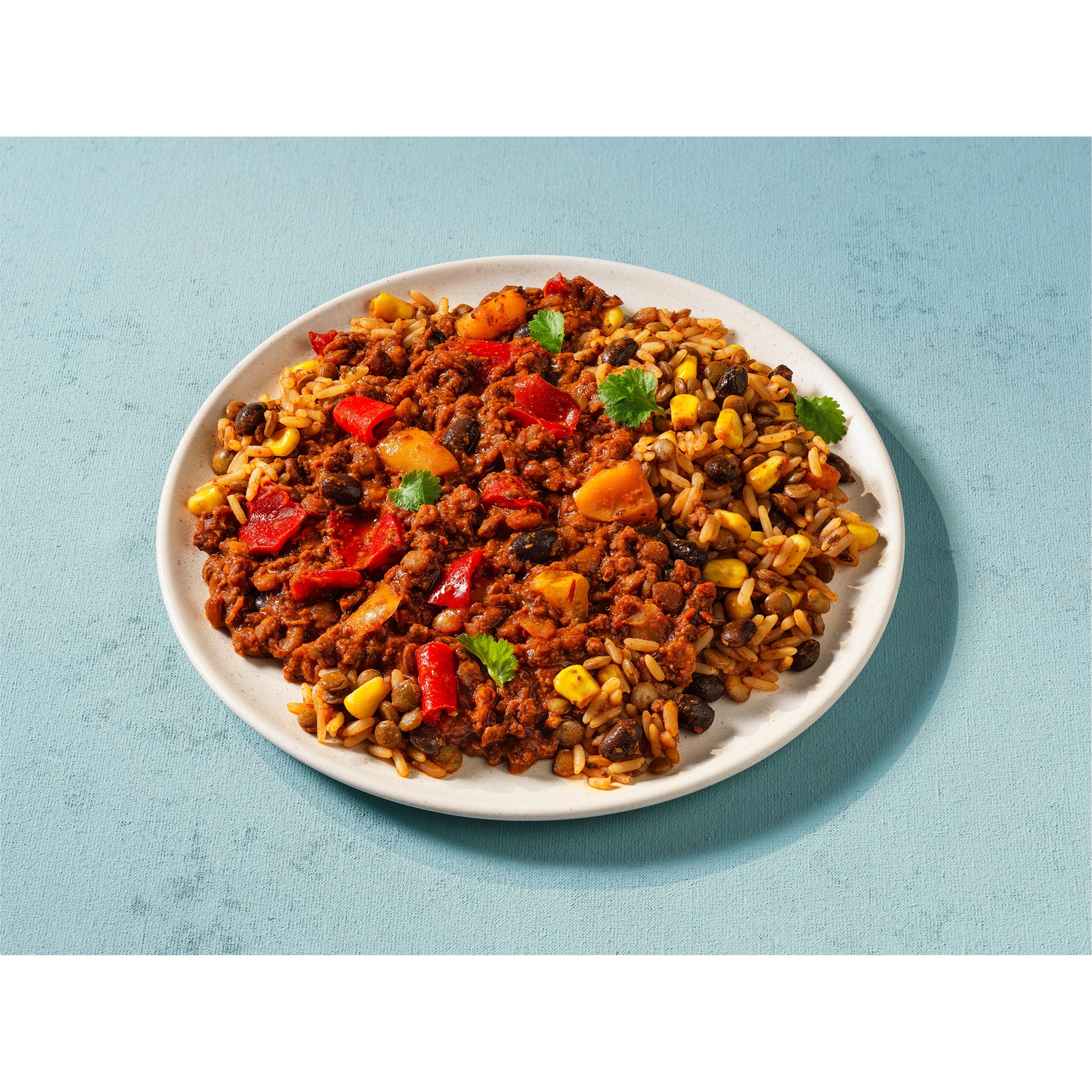 Tesco High Protein Chilli Beef & Rice 400g thumbnail 2