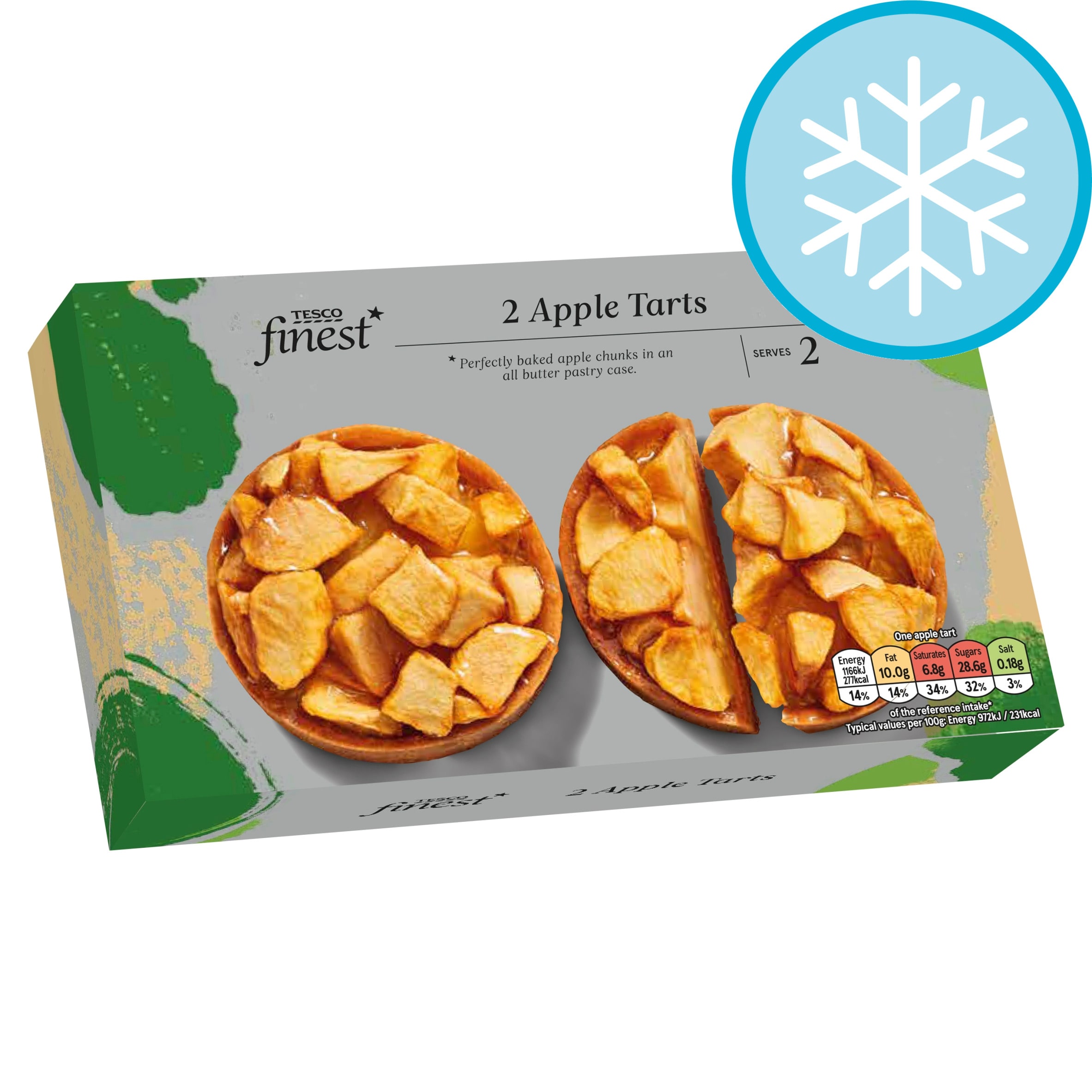 Tesco Finest 2 Apple Tarts 240g