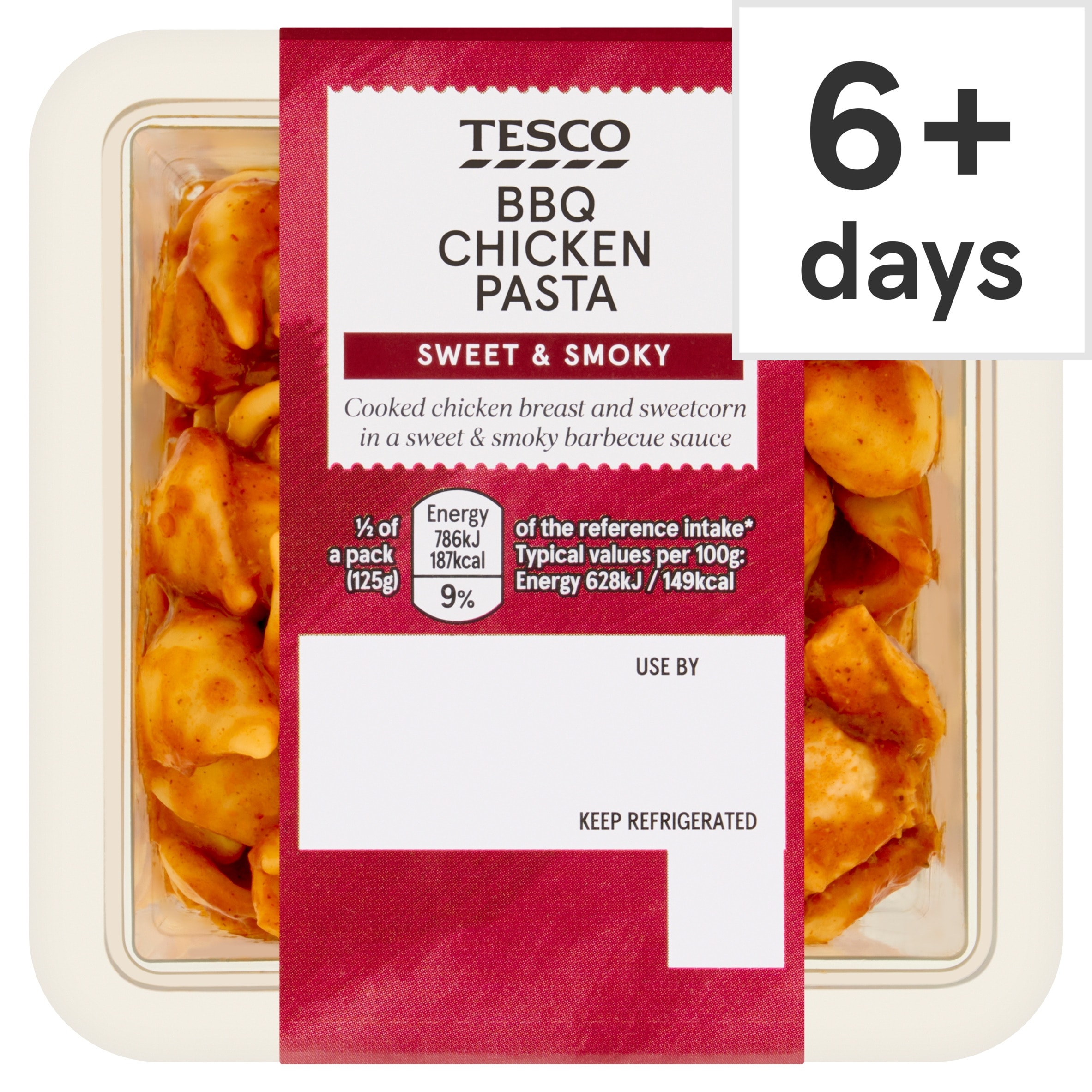 Tesco BBQ Chicken Pasta 250g