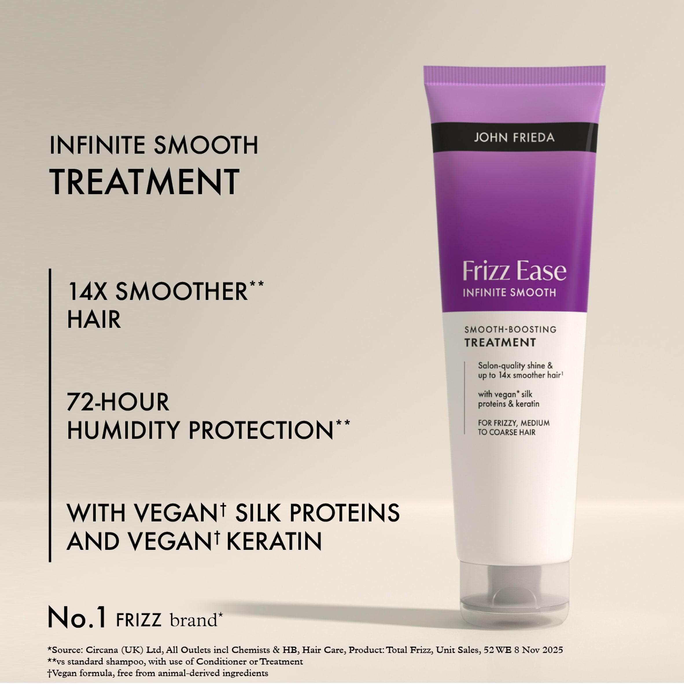 John Frieda Frizz Ease Infinite Smooth Boosting Treatment 150ml thumbnail 2