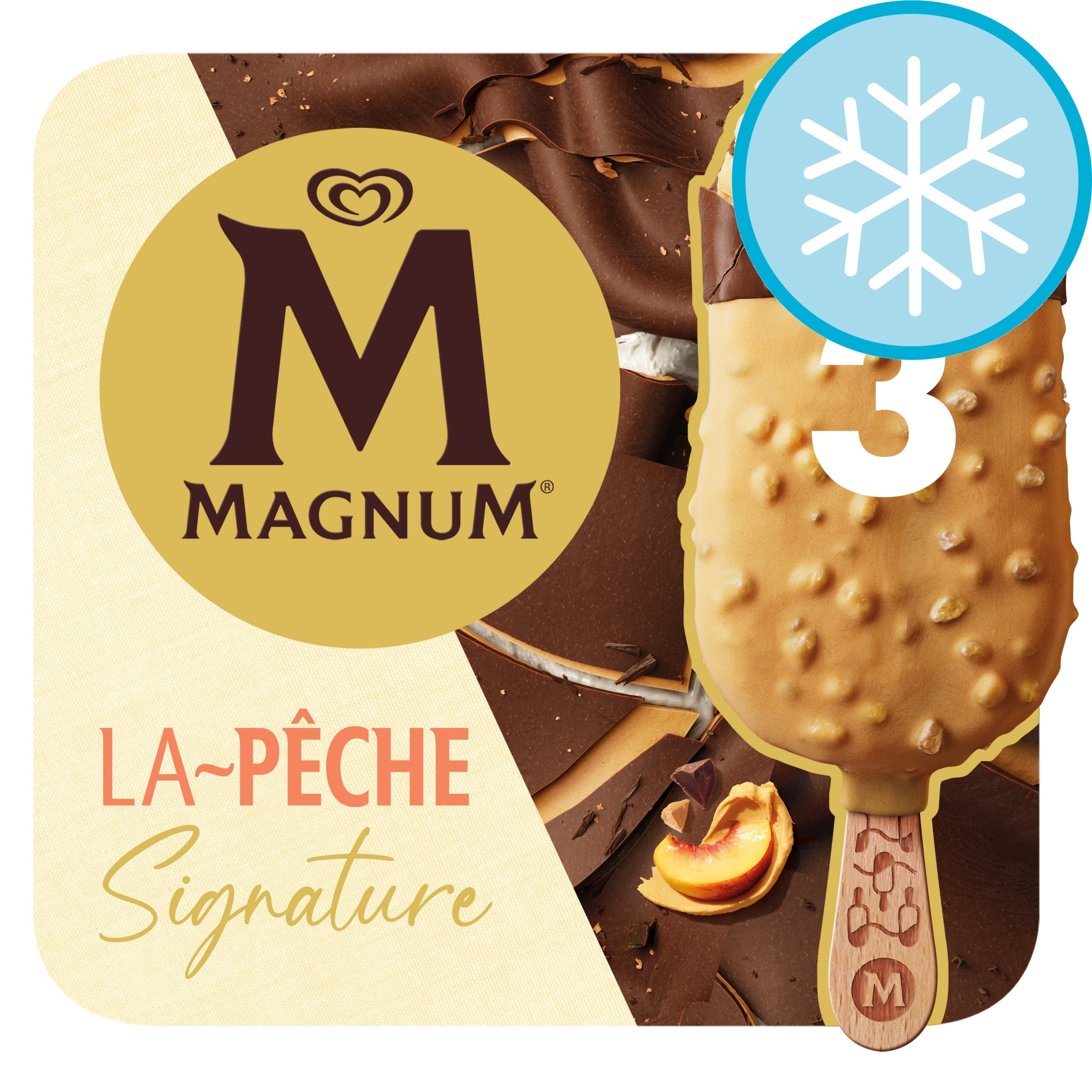Magnum Signature Peach Ice Cream Sticks 3 x 90ml