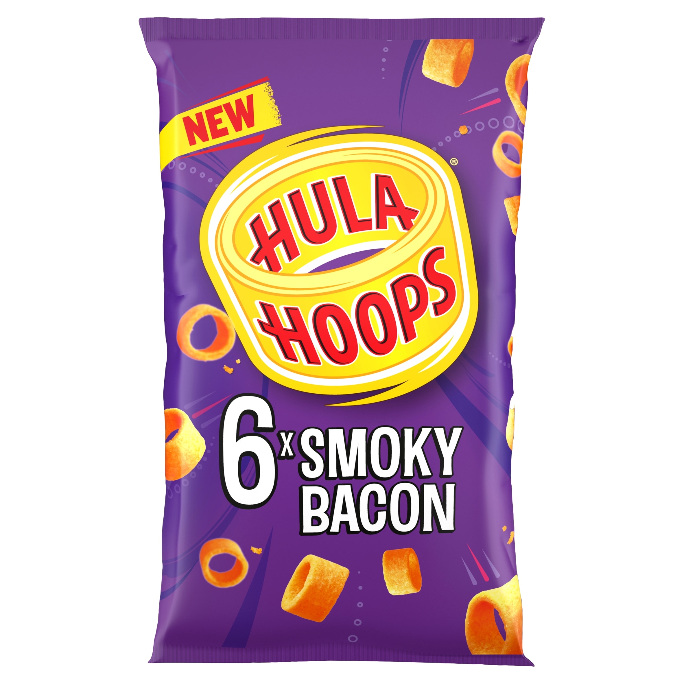 Hula Hoops Smoky Bacon Flavour 6 x 24g