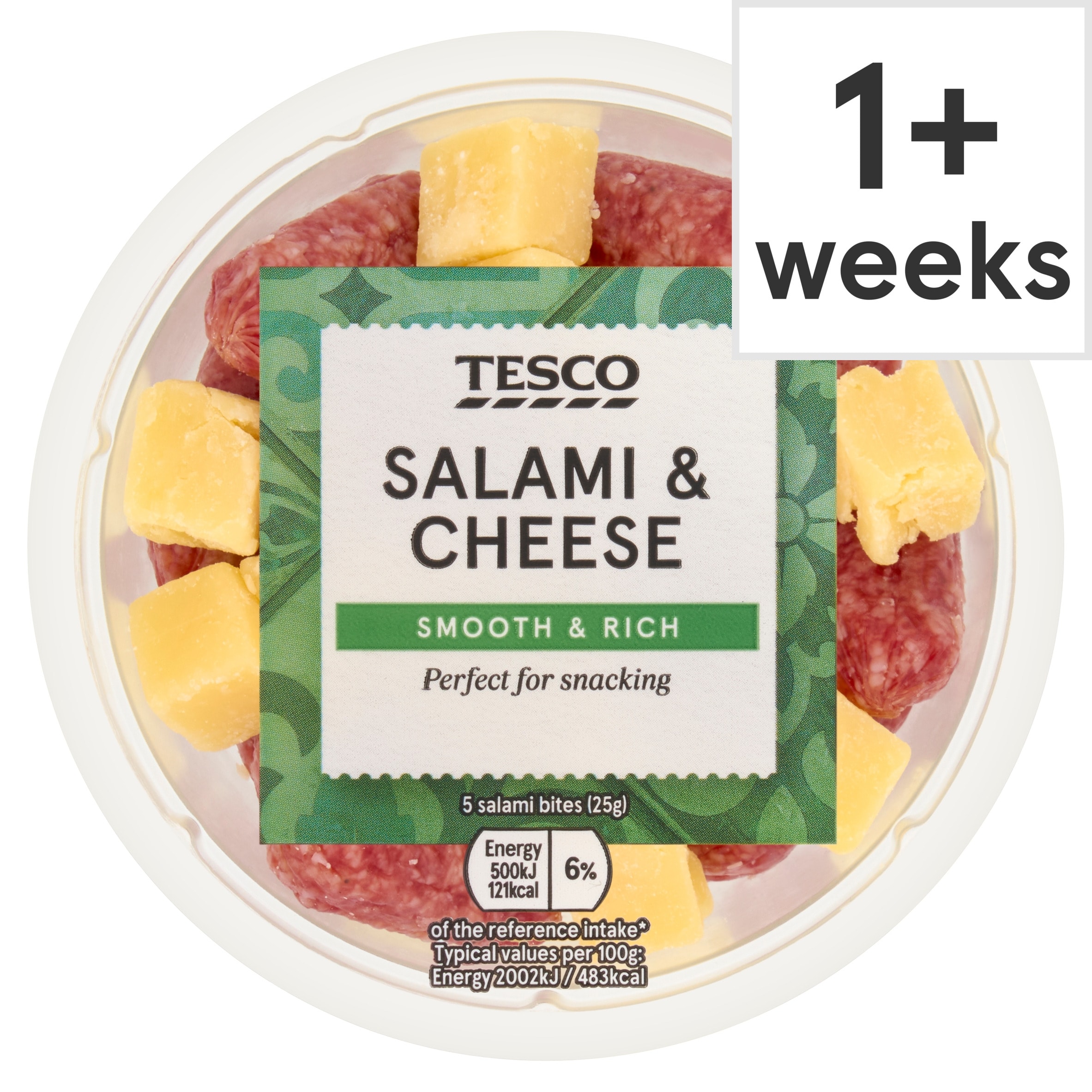 Tesco Salami and Cheese Pot 100g