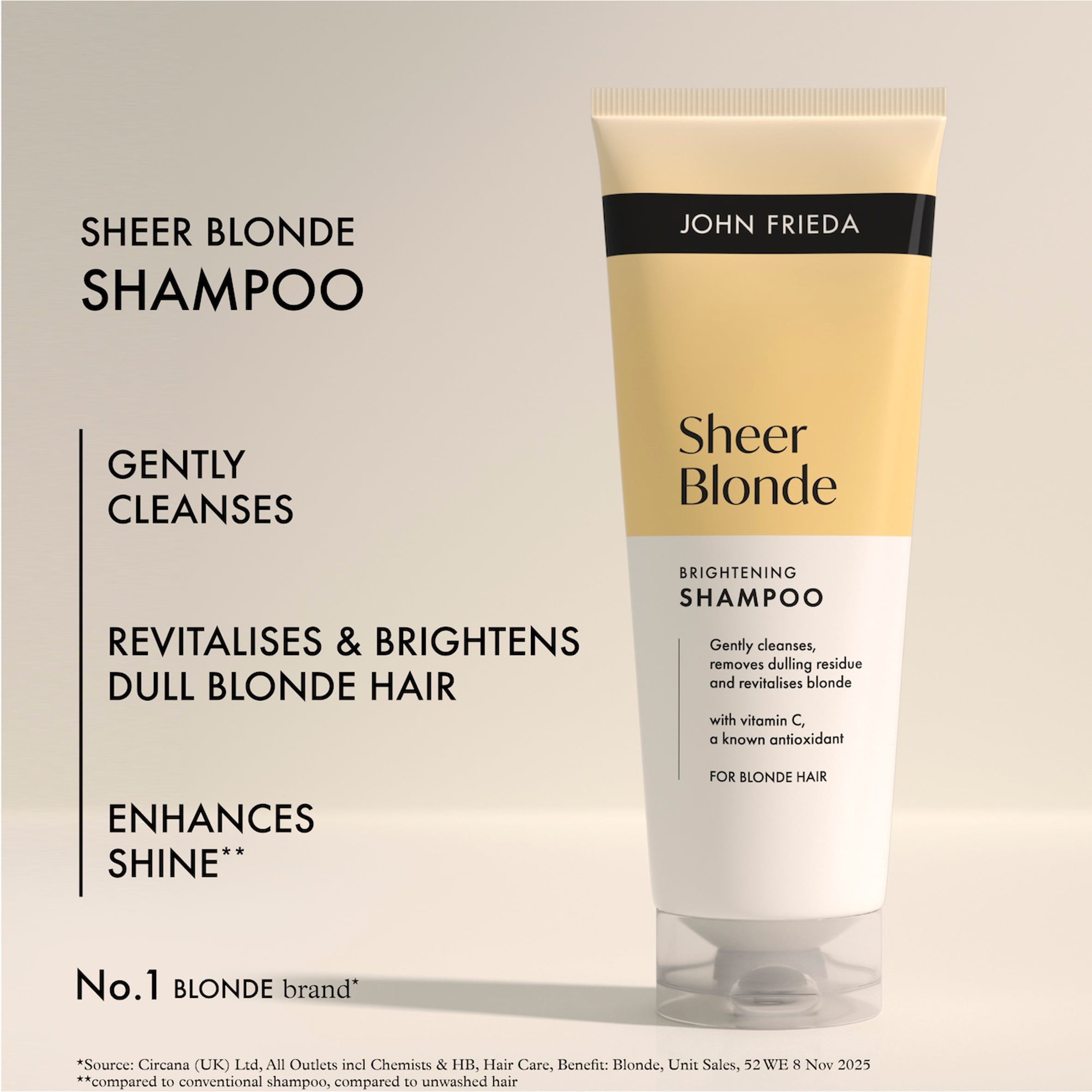 John Frieda Sheer Blonde Shampoo 175ml thumbnail 3