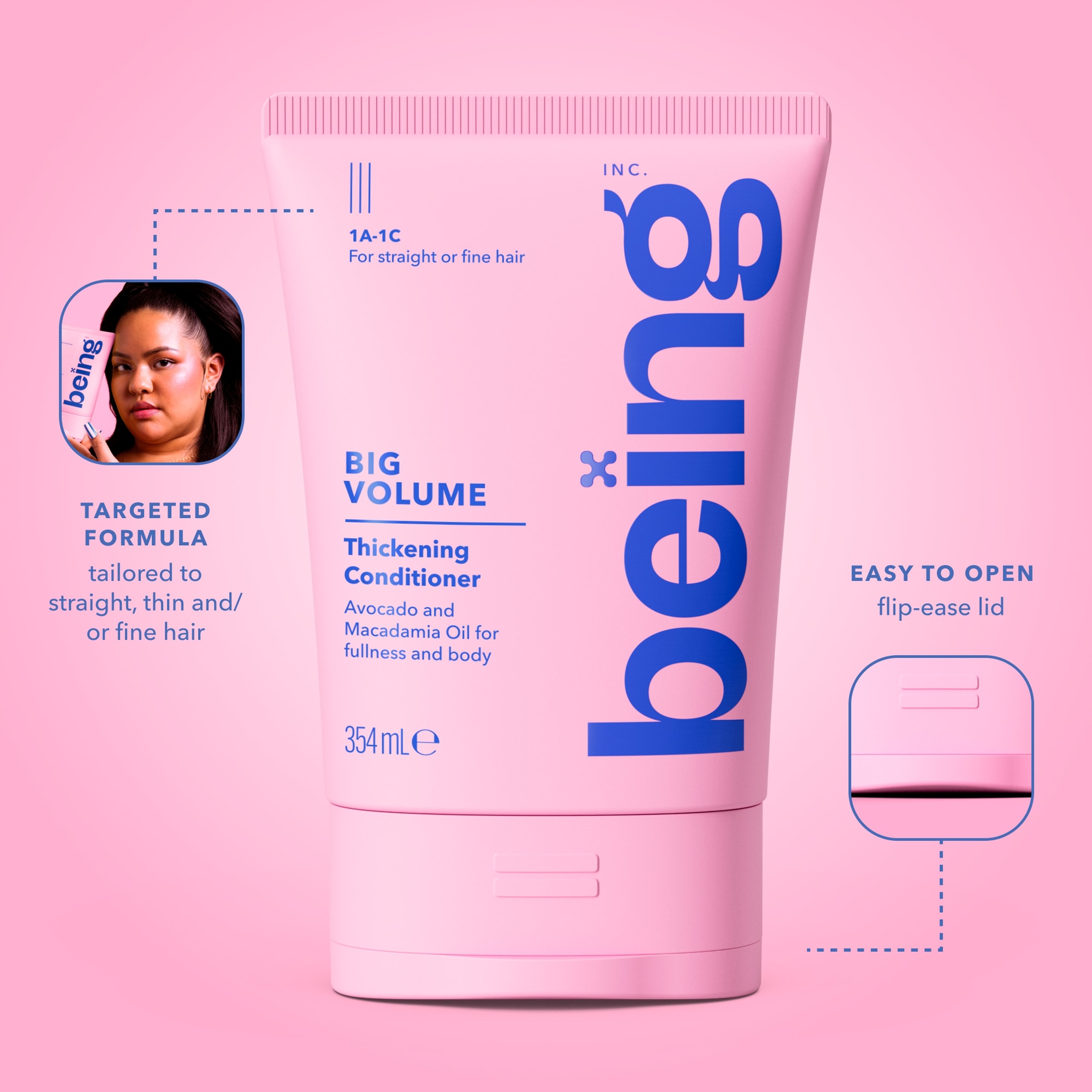 BEING CONDITIONER Big Hair 354ML thumbnail 5
