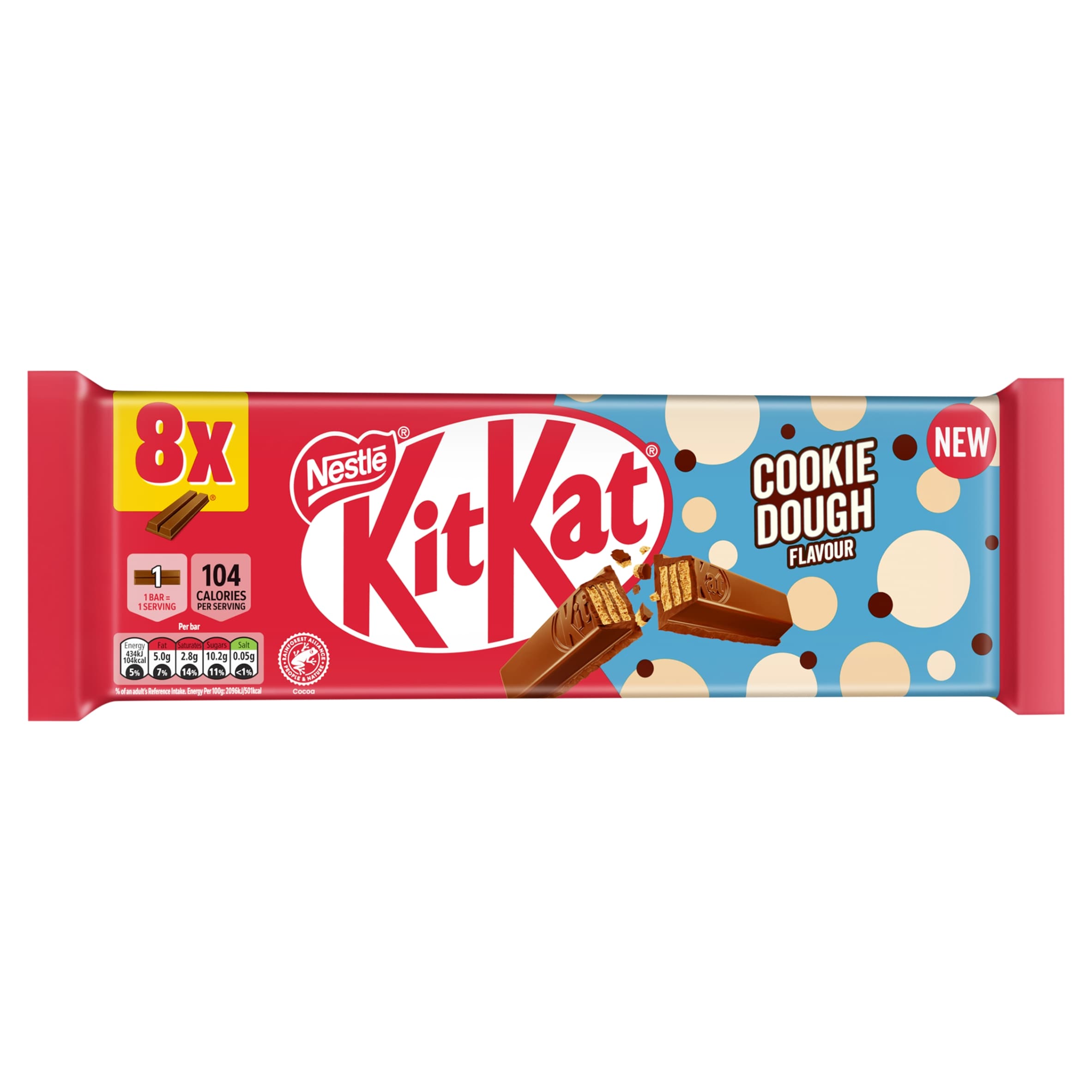 Kit Kat Cookie Dough Flavour Chocolate bar 8x20.7g thumbnail 2