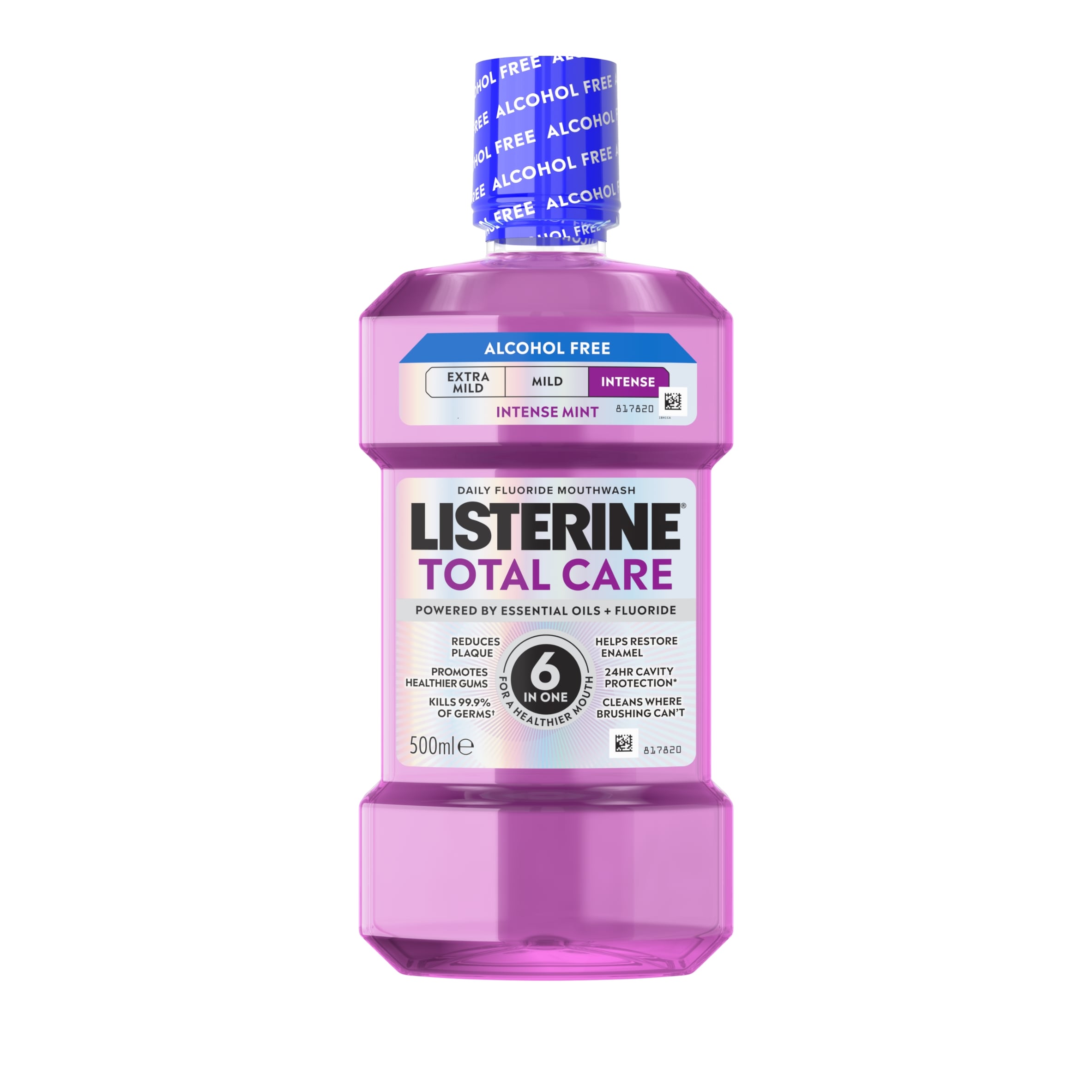 Listerine Total Care 6 In One Alcohol Free Intense Mint 500ml thumbnail 2