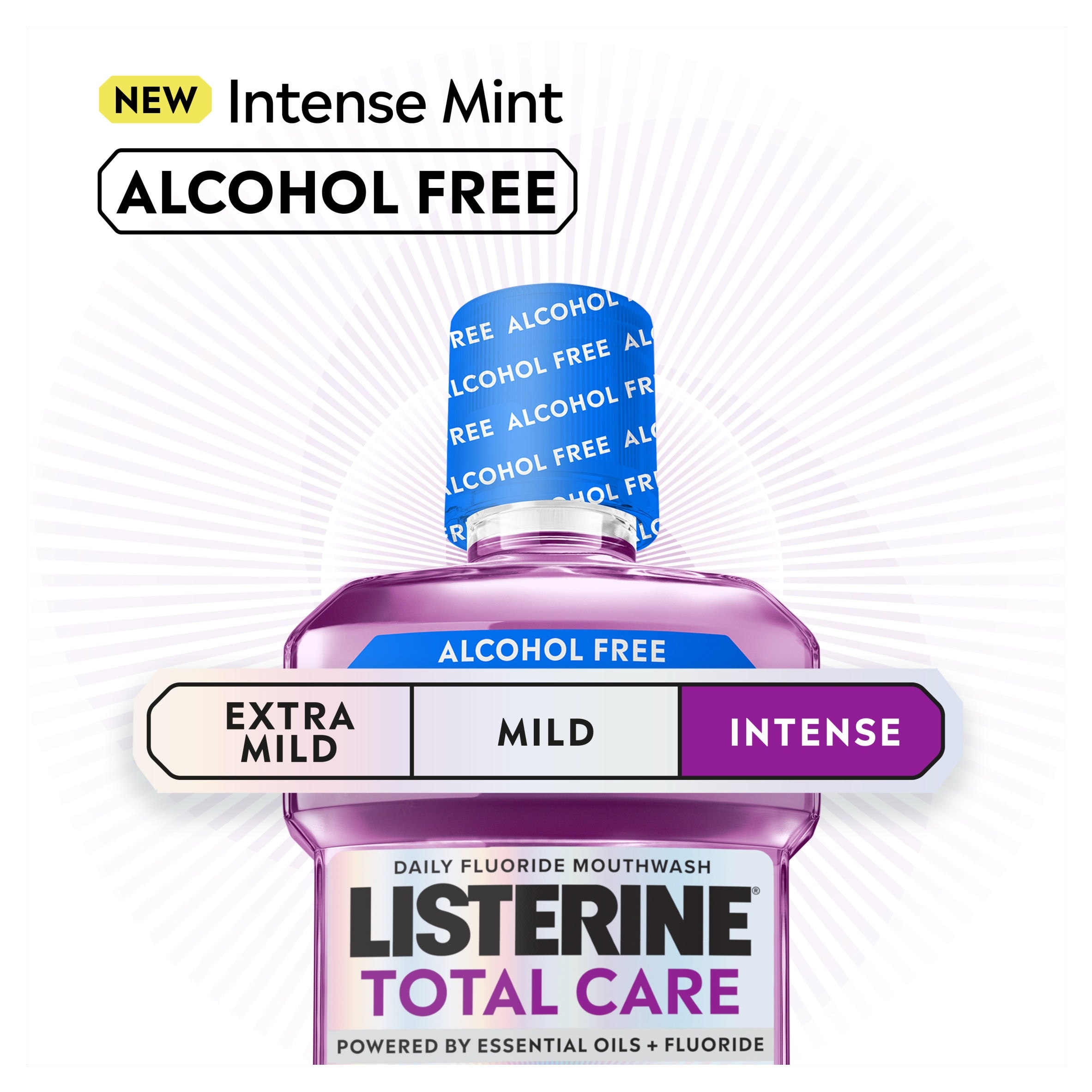 Listerine Total Care 6 In One Alcohol Free Intense Mint 500ml thumbnail 3