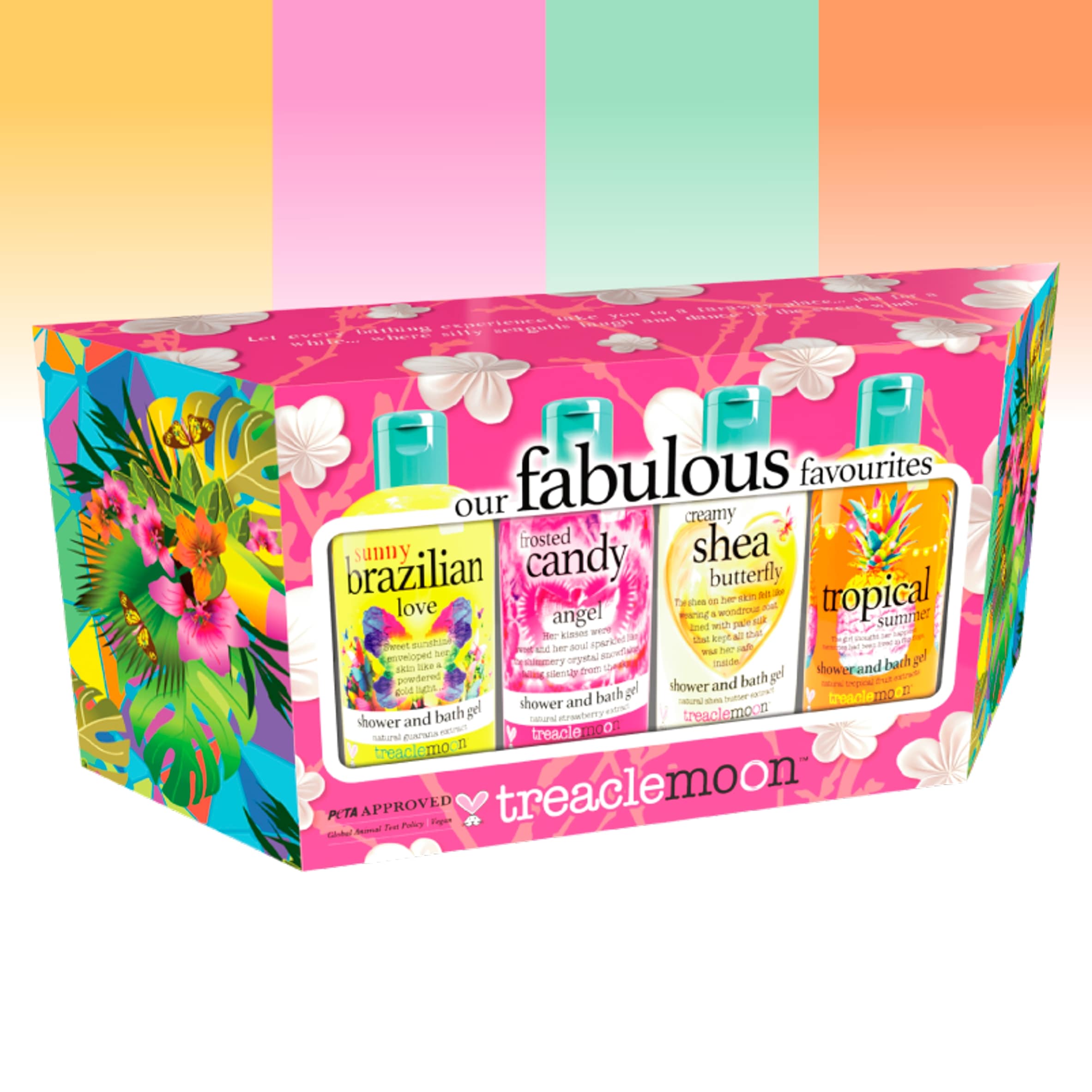 Treaclemoon Our Fabulous Favourites Shower and Bath Gel 4 x 100ml Gift Set thumbnail 2