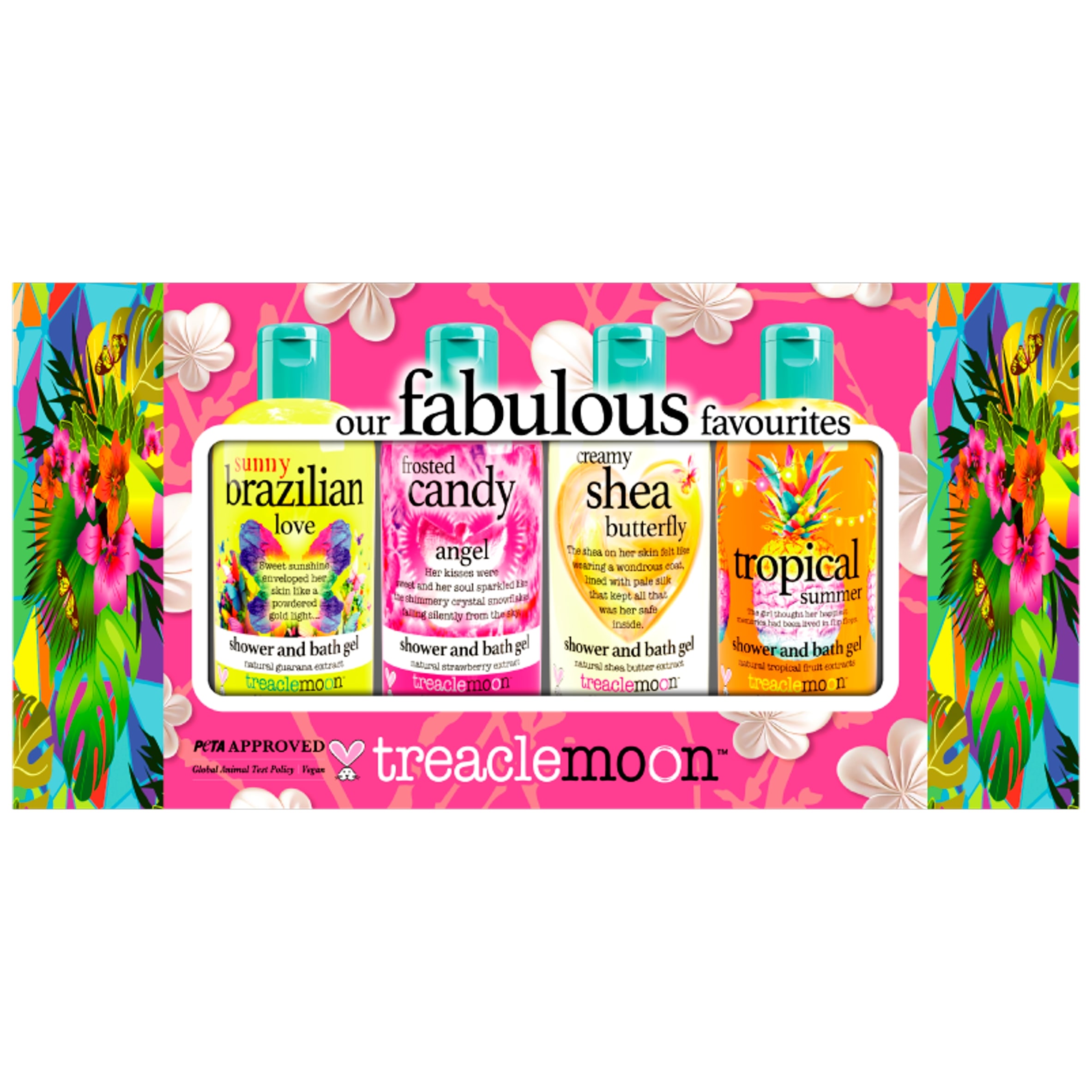 Treaclemoon Our Fabulous Favourites Shower and Bath Gel 4 x 100ml Gift Set thumbnail 4