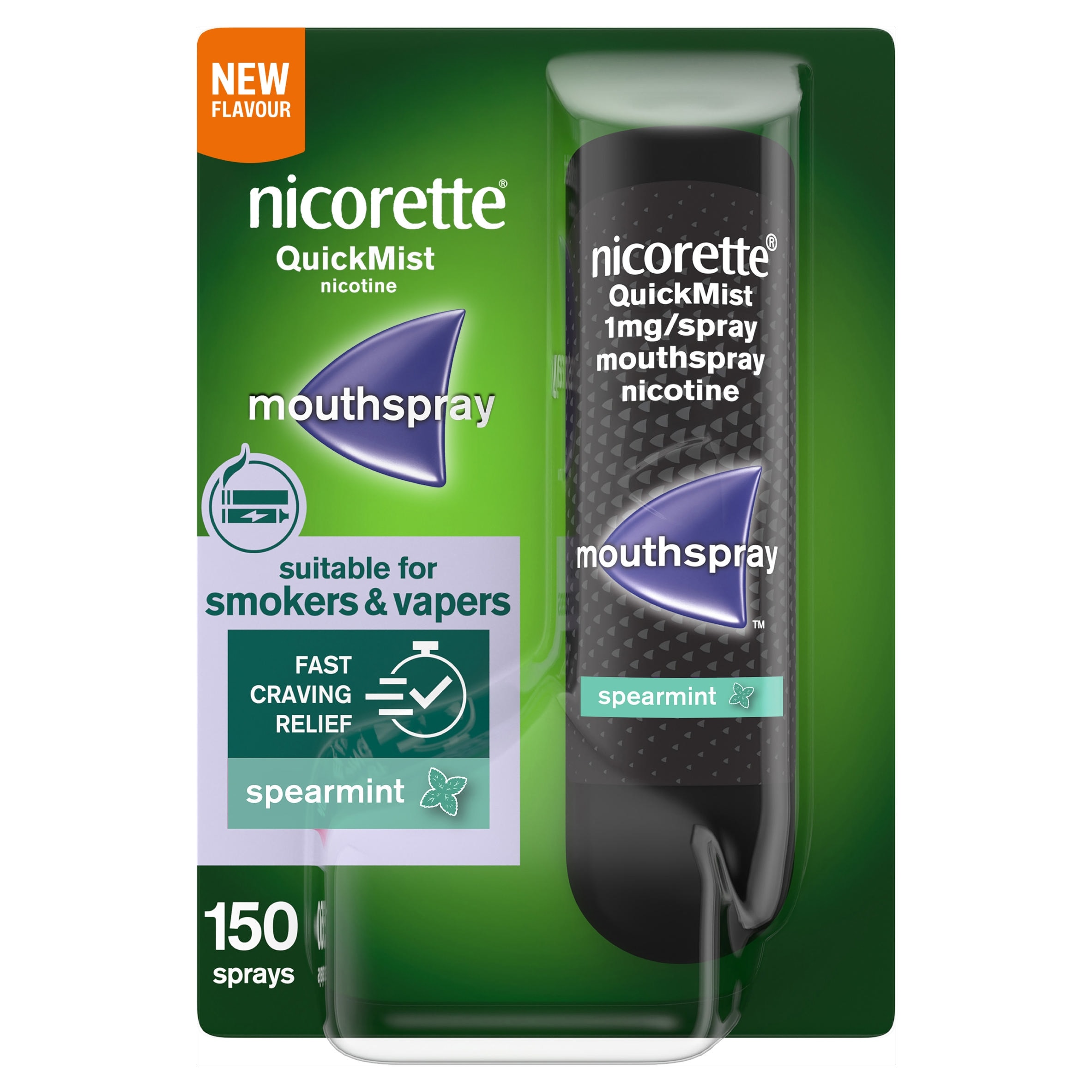 Nicorette Quickmist Spearmint Mouth Spray Single
