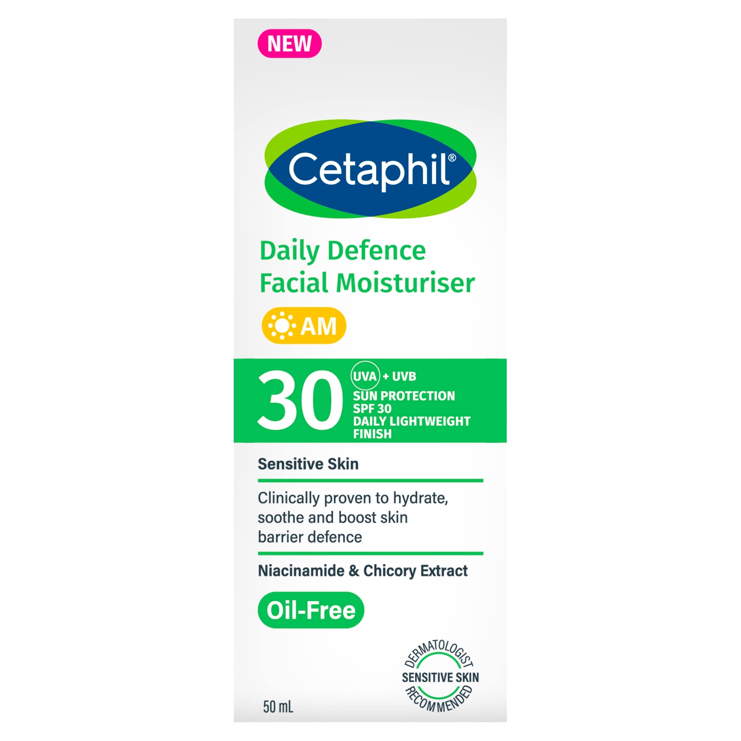 Cetaphil Daily Defence Facial Moisturiser SPF30 50ml