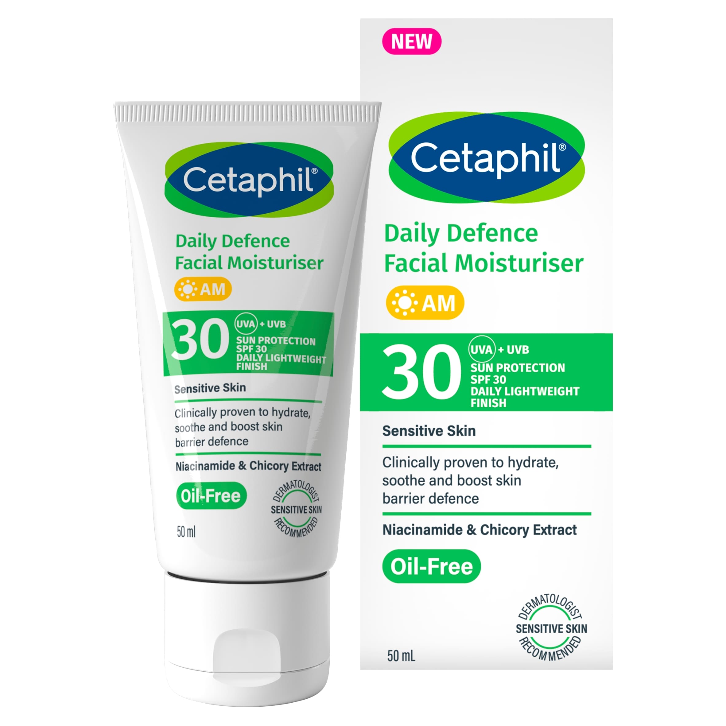 Cetaphil 50ml Daily Defence Facial Moisturiser thumbnail 2