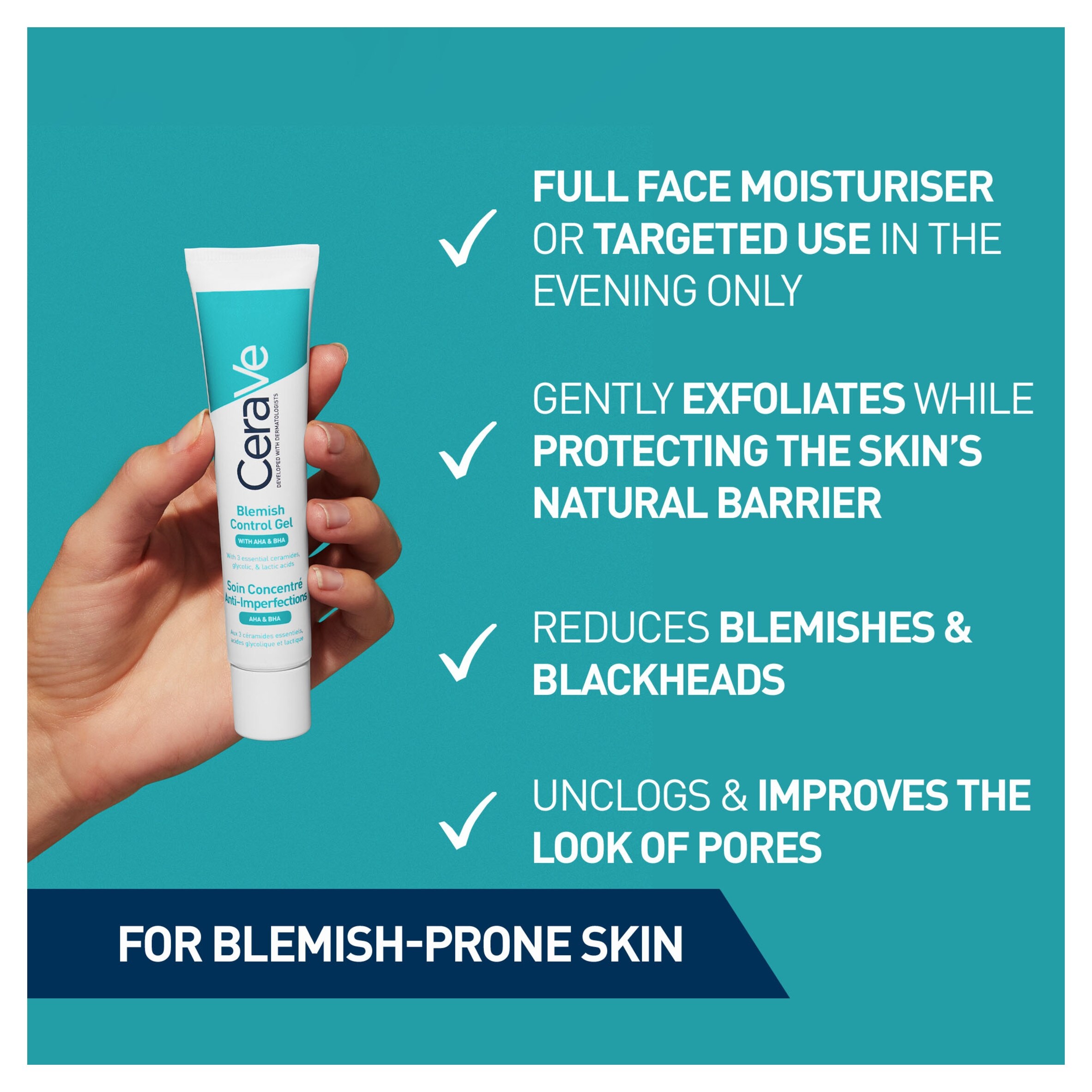 CeraVe Blemish Control Gel Moisturiser 40ml thumbnail 3