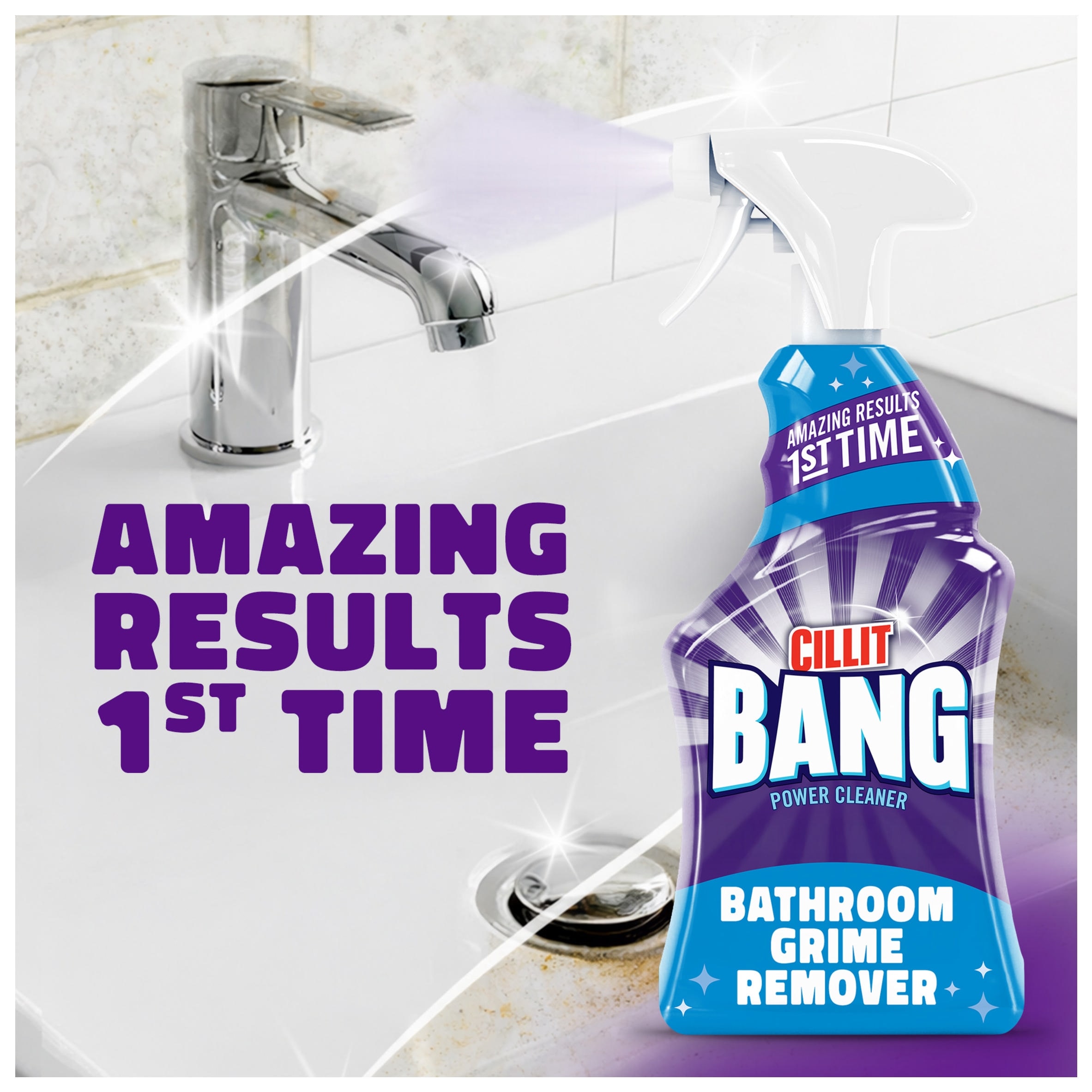 Cillit Bang Bathroom Grime Remover 750ml thumbnail 3