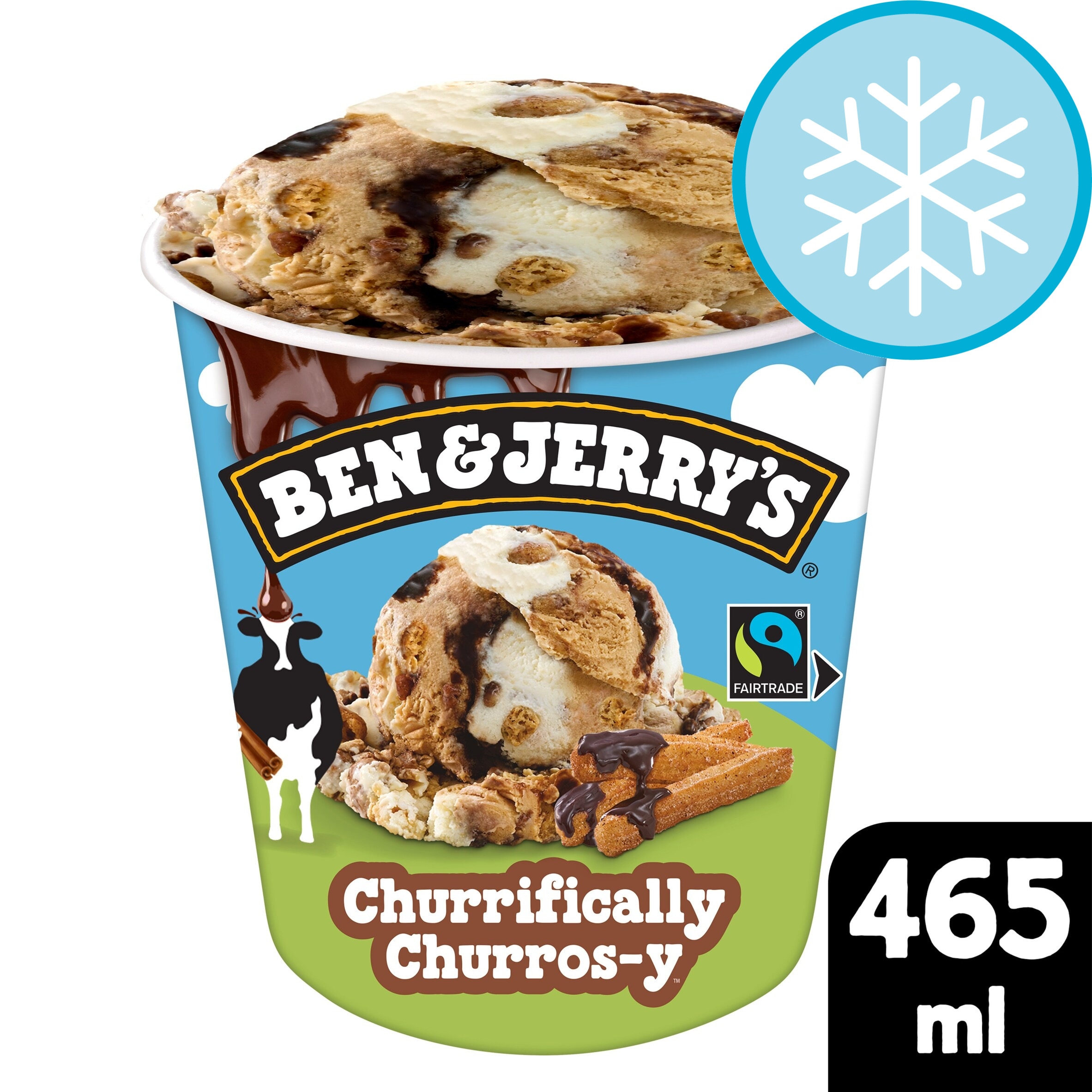 Ben & Jerry's Churrifically Churros-y Ice Cream Tub 465ml
