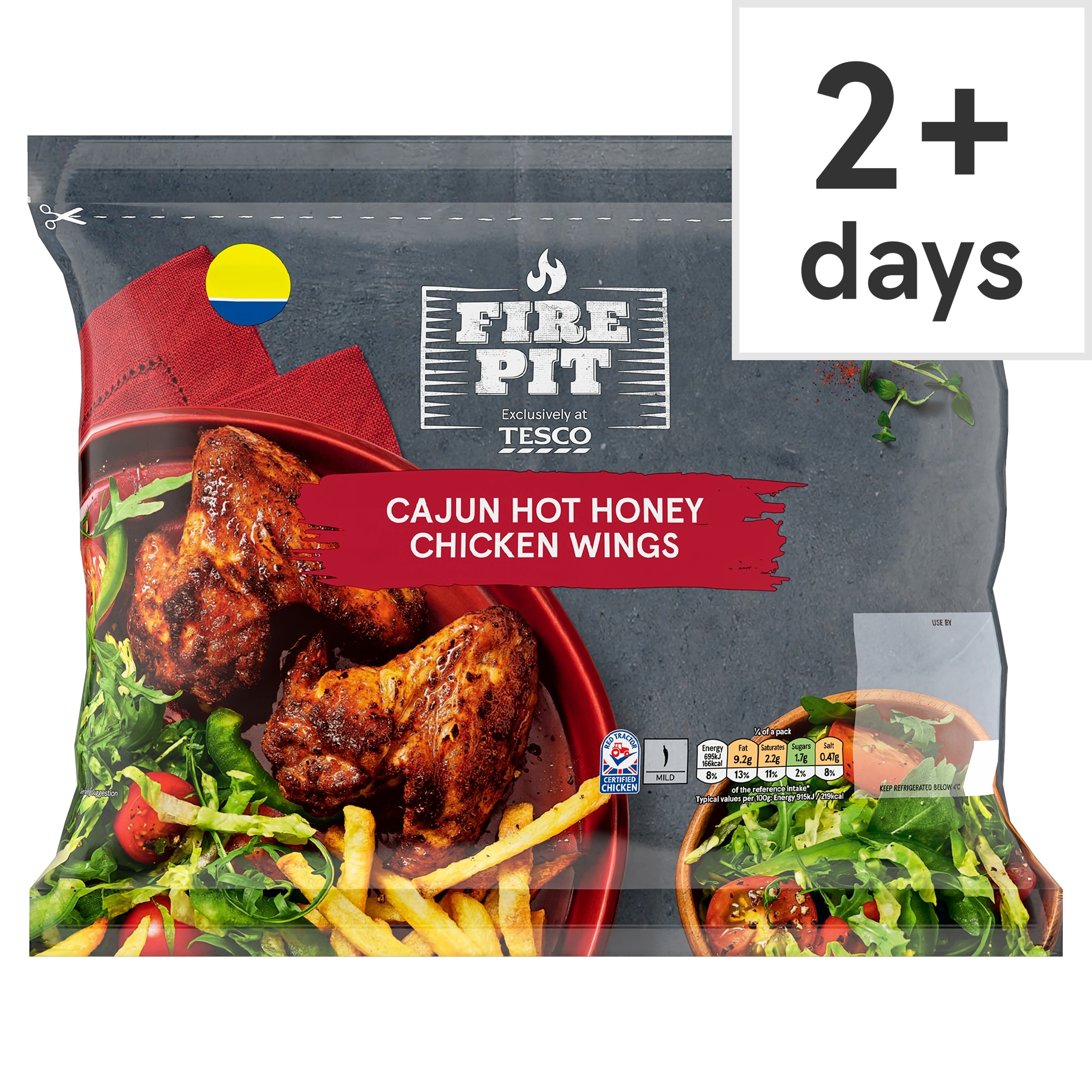 Fire Pit Cajun Hot Honey Wings 900g