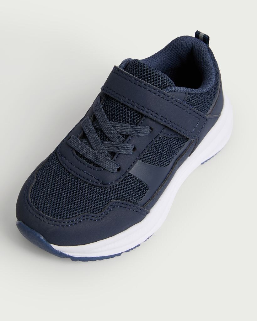 F&F Boys Mesh Touch Strap Fastening Trainers in Blue thumbnail 3
