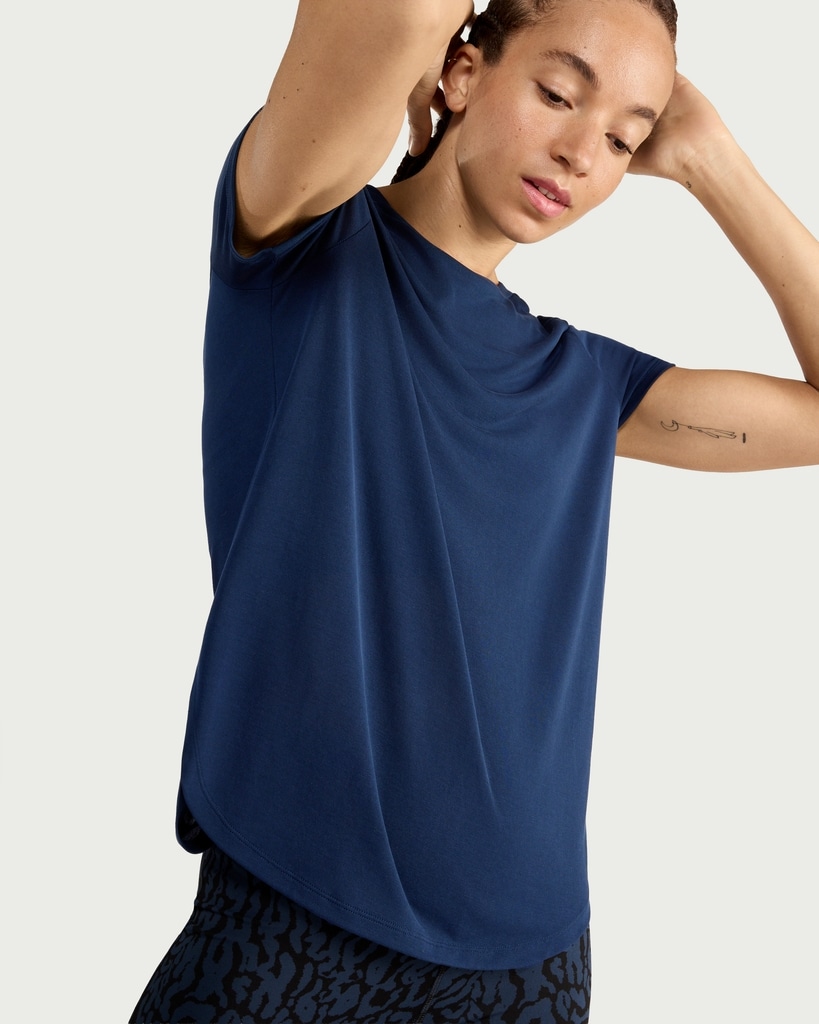F&F Active EVERYHOUR Modal Rich Top in Blue