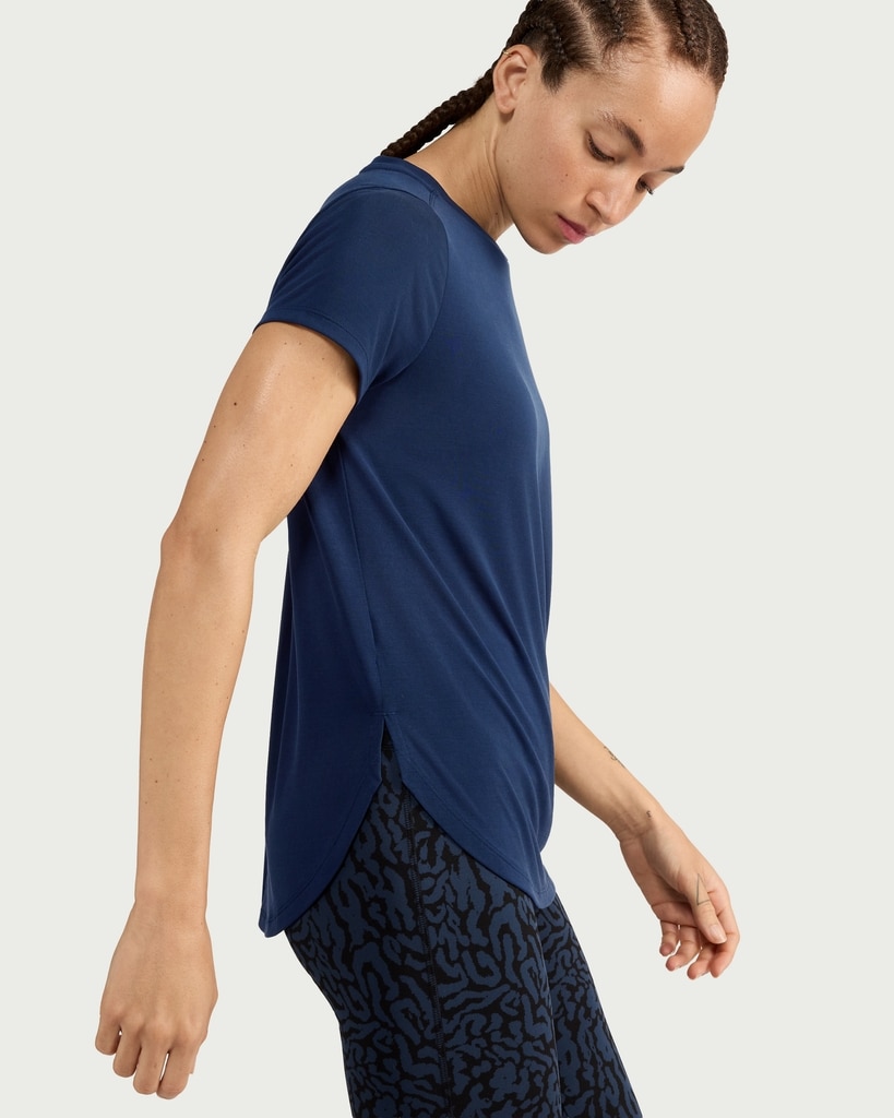 F&F Active EVERYHOUR Modal Rich Top in Blue thumbnail 2