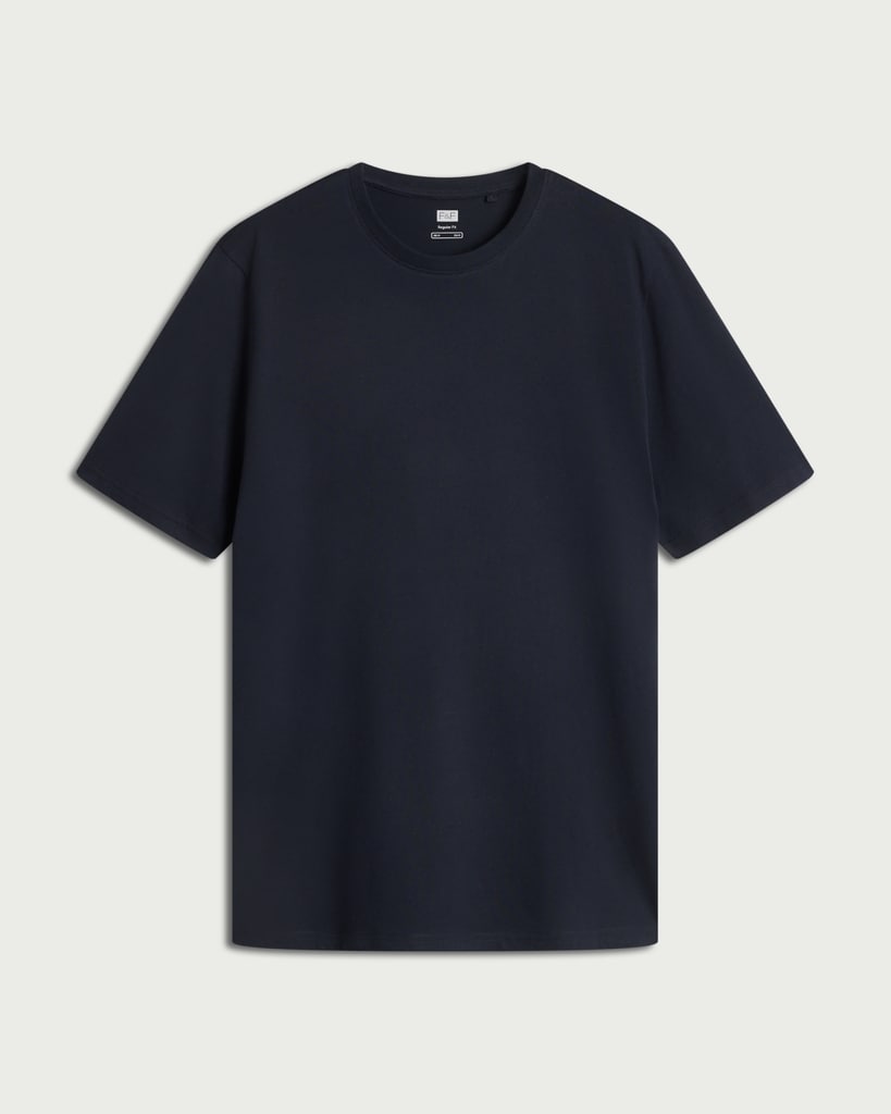 F&F Cotton Rich Short Sleeved T-Shirt in Navy thumbnail 4