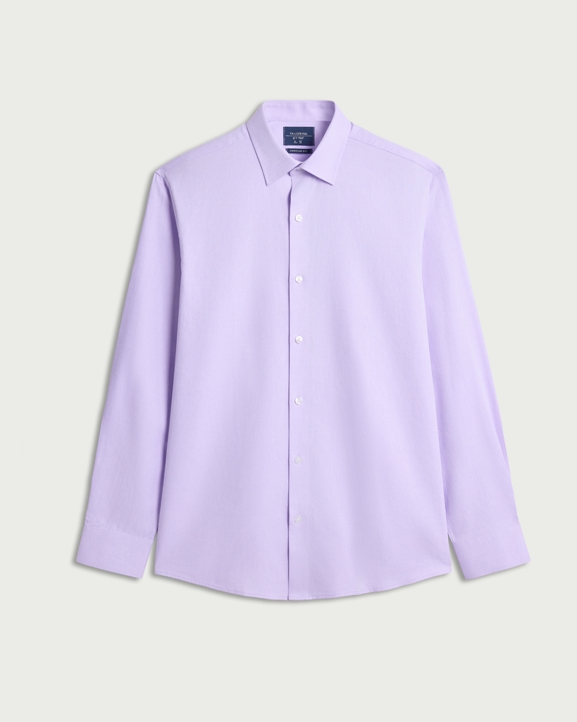 F&F Regular Fit Long Sleeved Shirt in Purple thumbnail 4