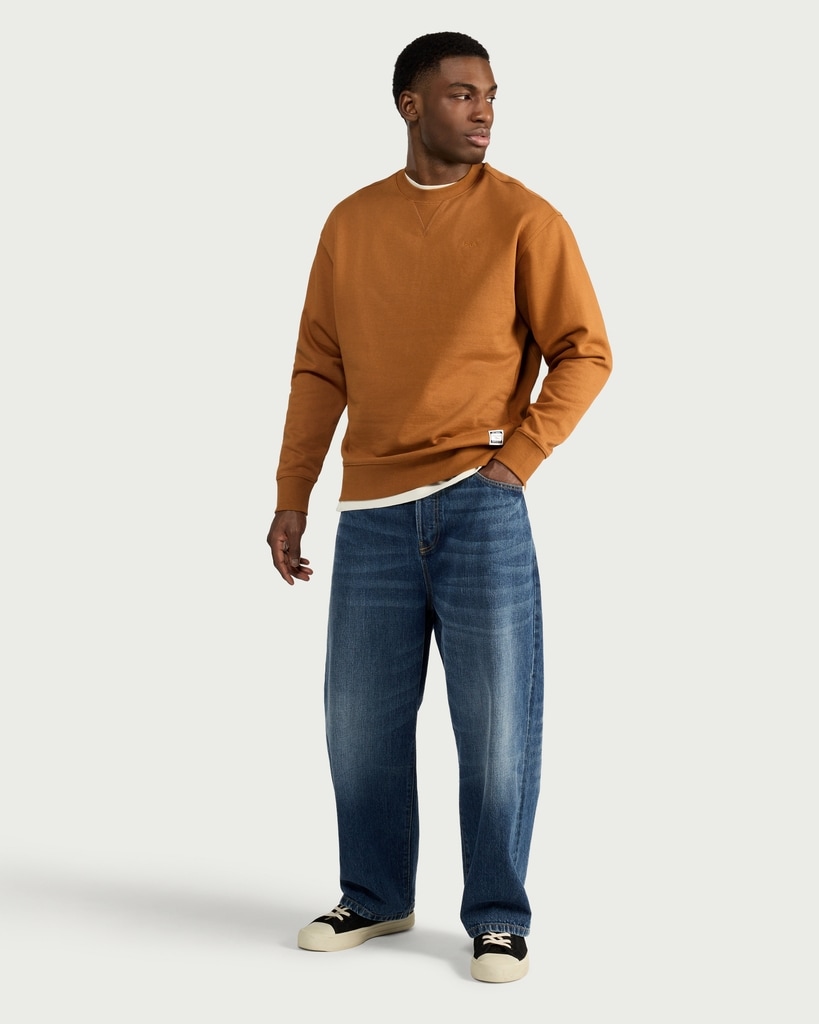 RDA Pure Cotton Loose Fit Jeans in Navy