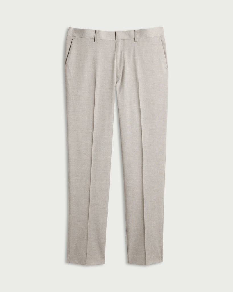 F&F Tailored Fit Formal Trousers in Neutral thumbnail 4