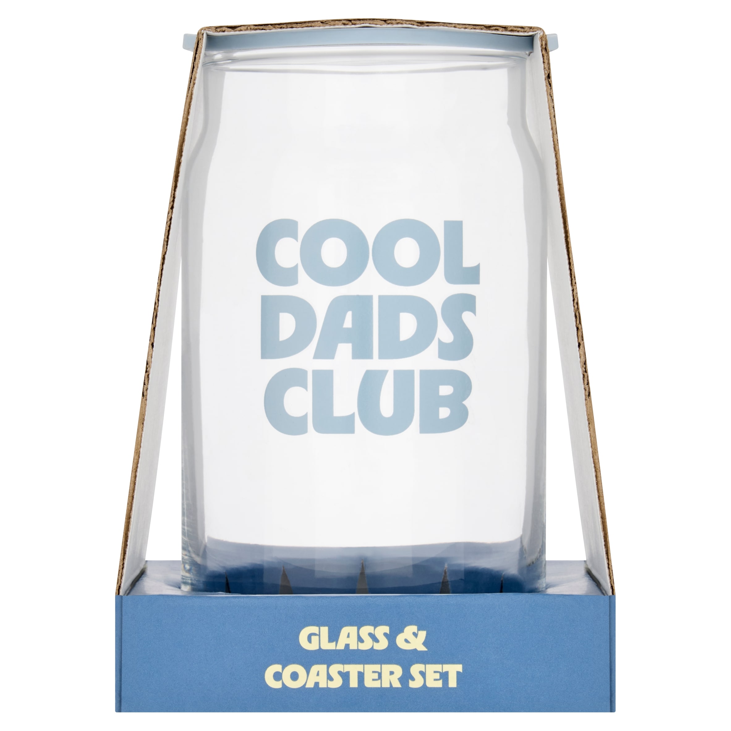 Tesco Father's Day Can Glass & Coaster