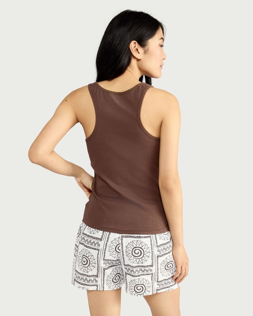 F&F Cotton Rich Printed Short Pyjama Set in Multi Brown thumbnail 3