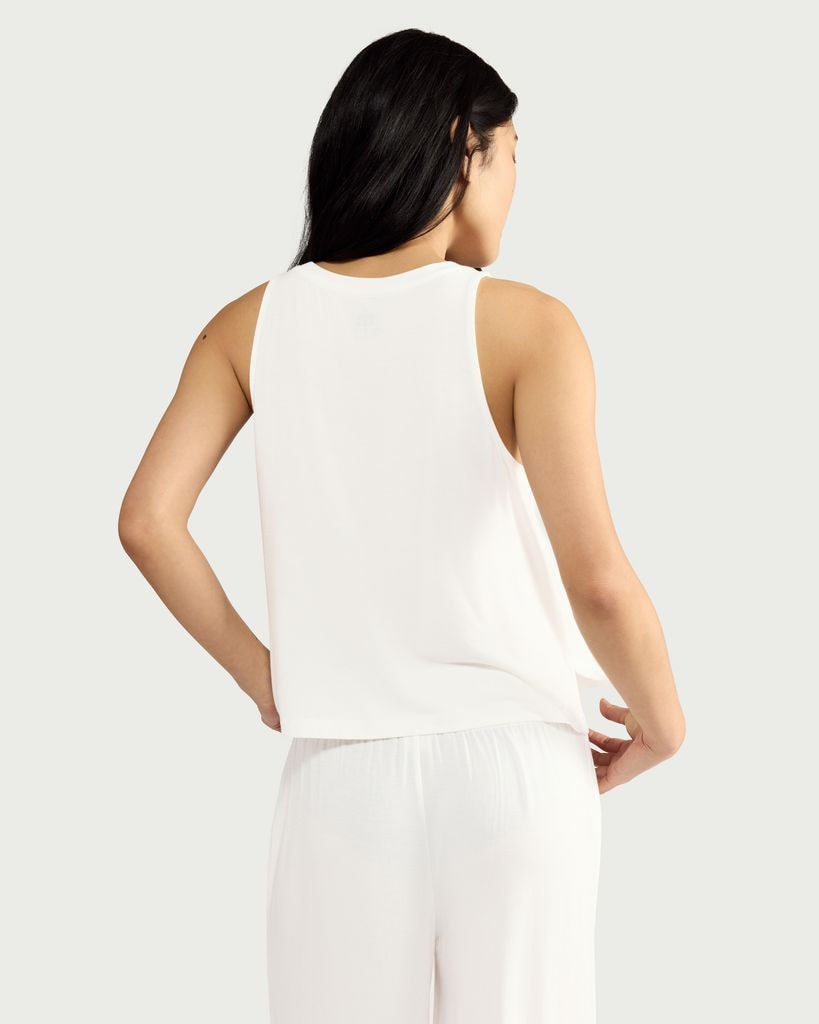 F&F CoolEase™ Modal Rich Sleeveless Pyjama Top in Cream thumbnail 3
