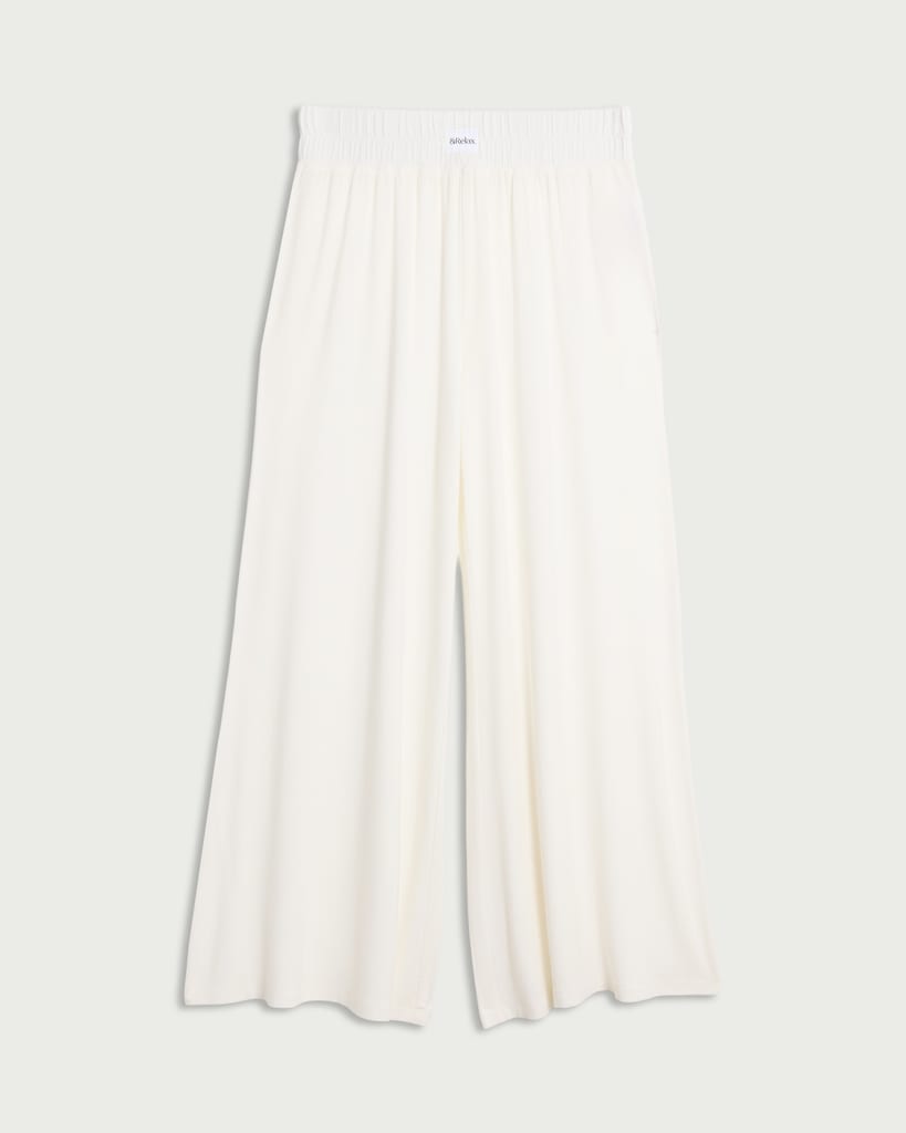 F&F CoolEase™ Modal Rich Wide Leg Pyjama Bottoms in Cream thumbnail 4