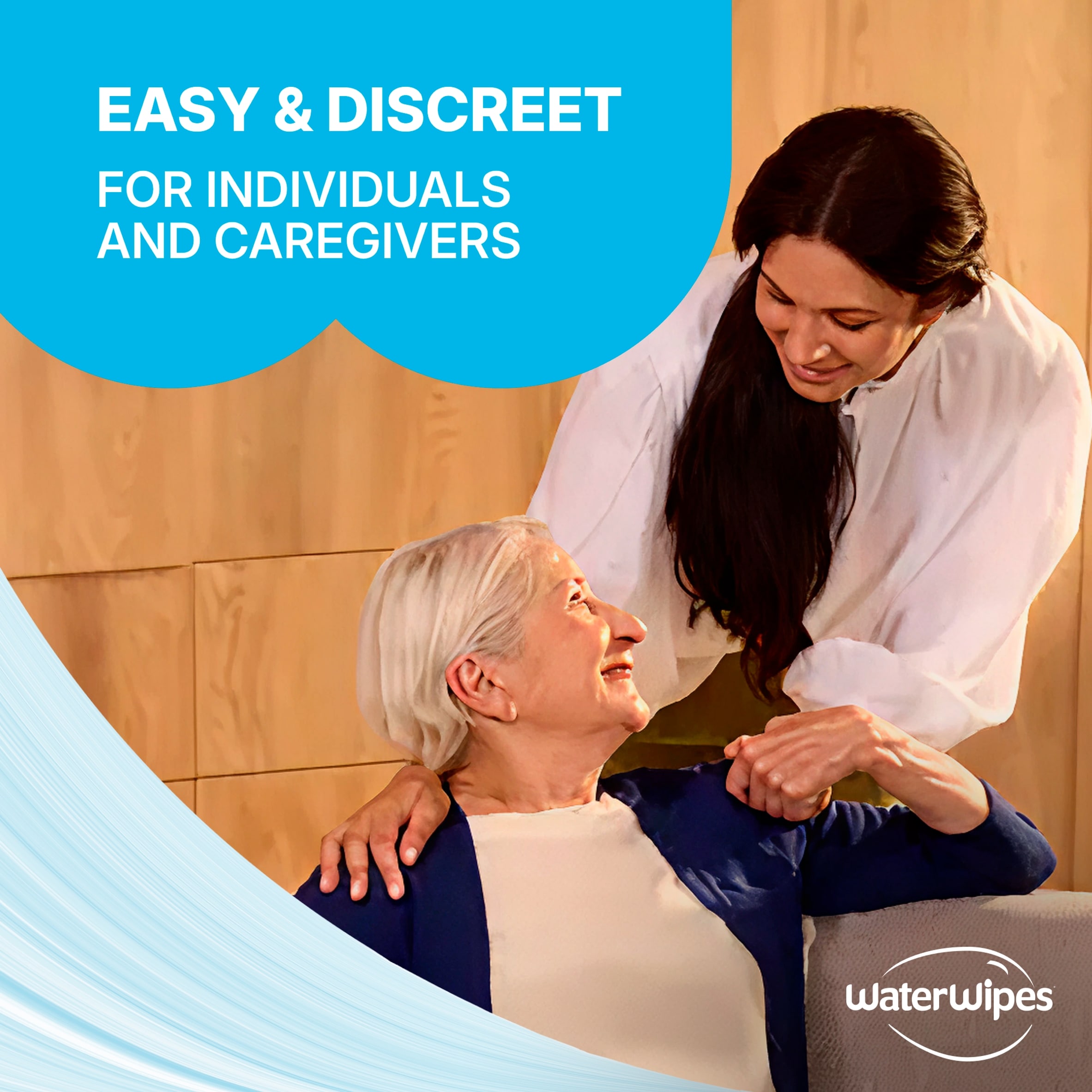 WaterWipes 3 in 1 Sensitive+ Body & Intimate Care XL 30 Wipes thumbnail 3