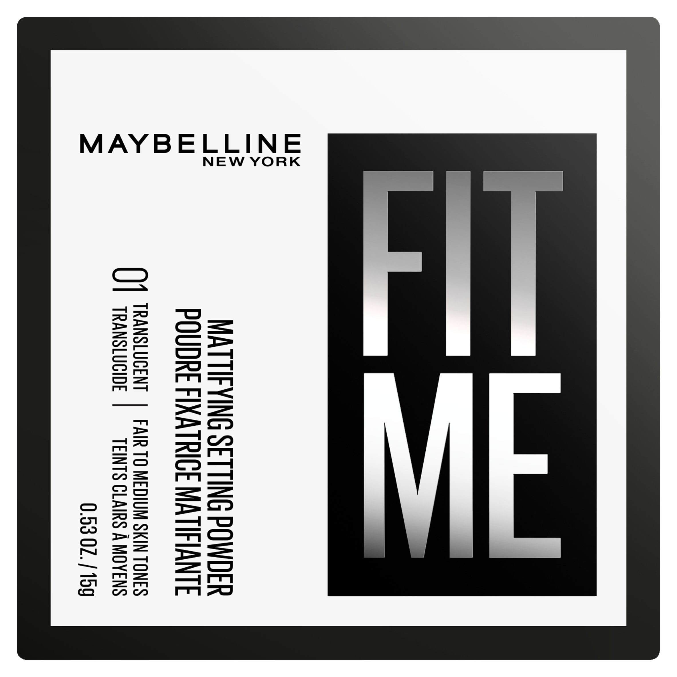 Maybelline, Fit Me Loose Powder, 01 Translucent, 15g