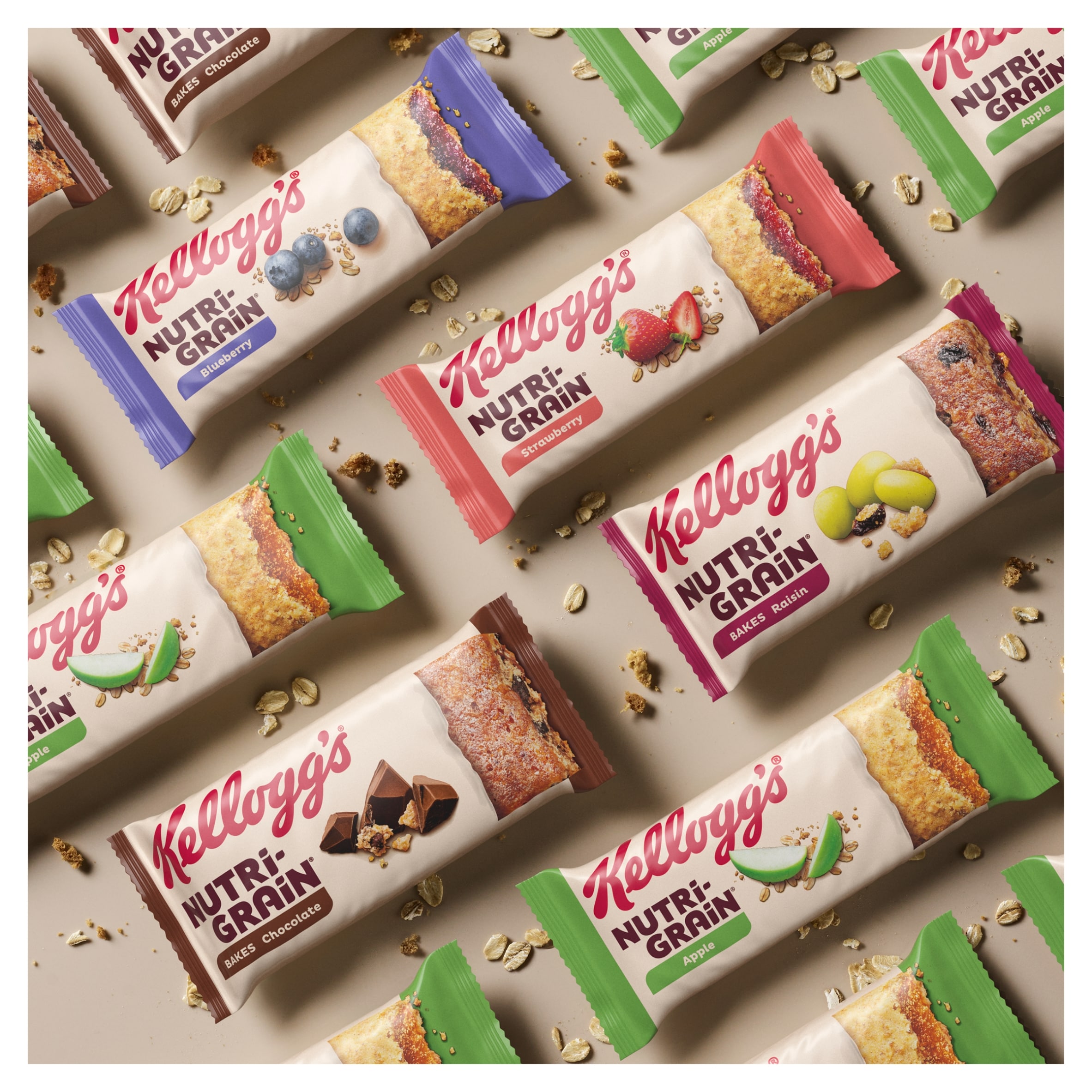 Kellogg's 4 x 45g Nutri-Grain Bakes Chocolate Snack Bars thumbnail 3