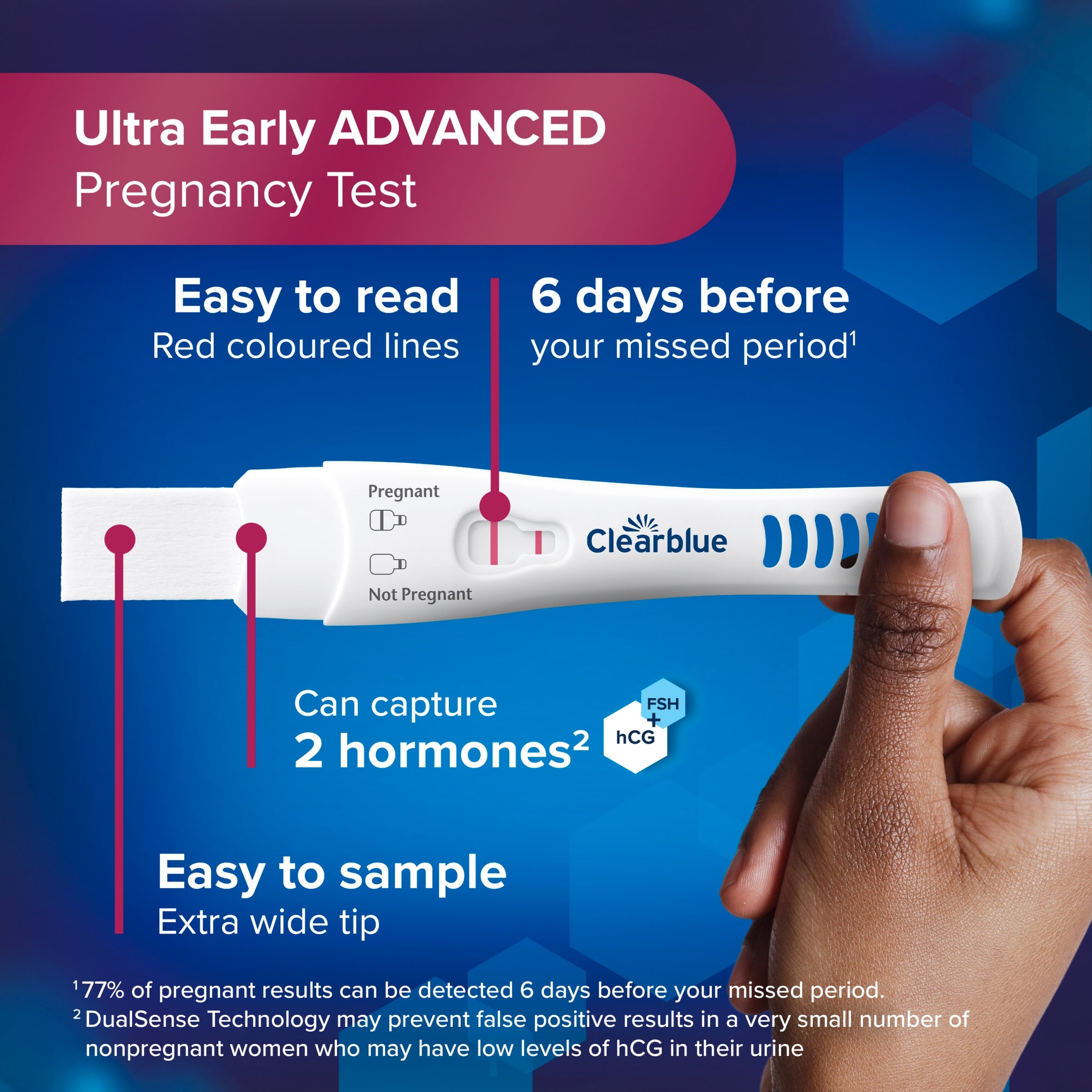 Clearblue Early Advanced Pregnancy Test 10 Tests thumbnail 4