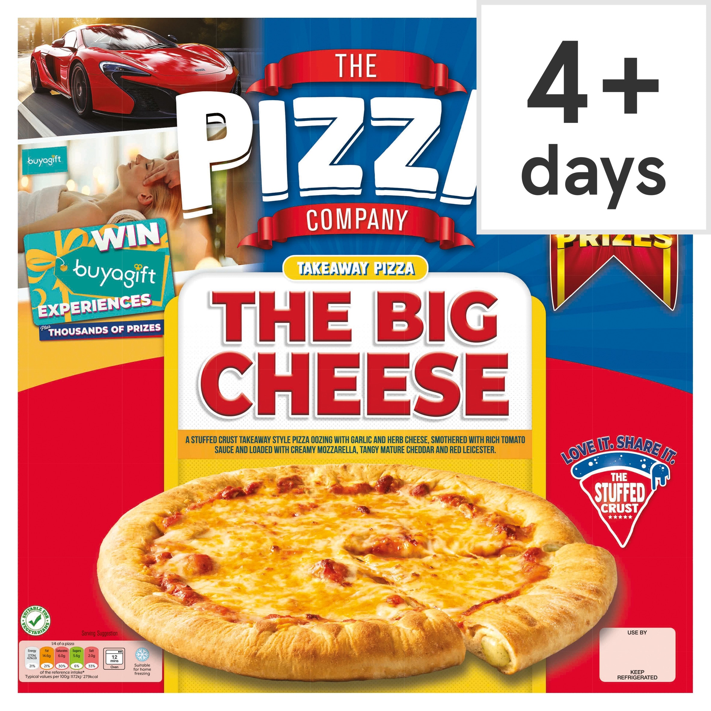The Pizza Company The Big Cheese Pizza 611g
