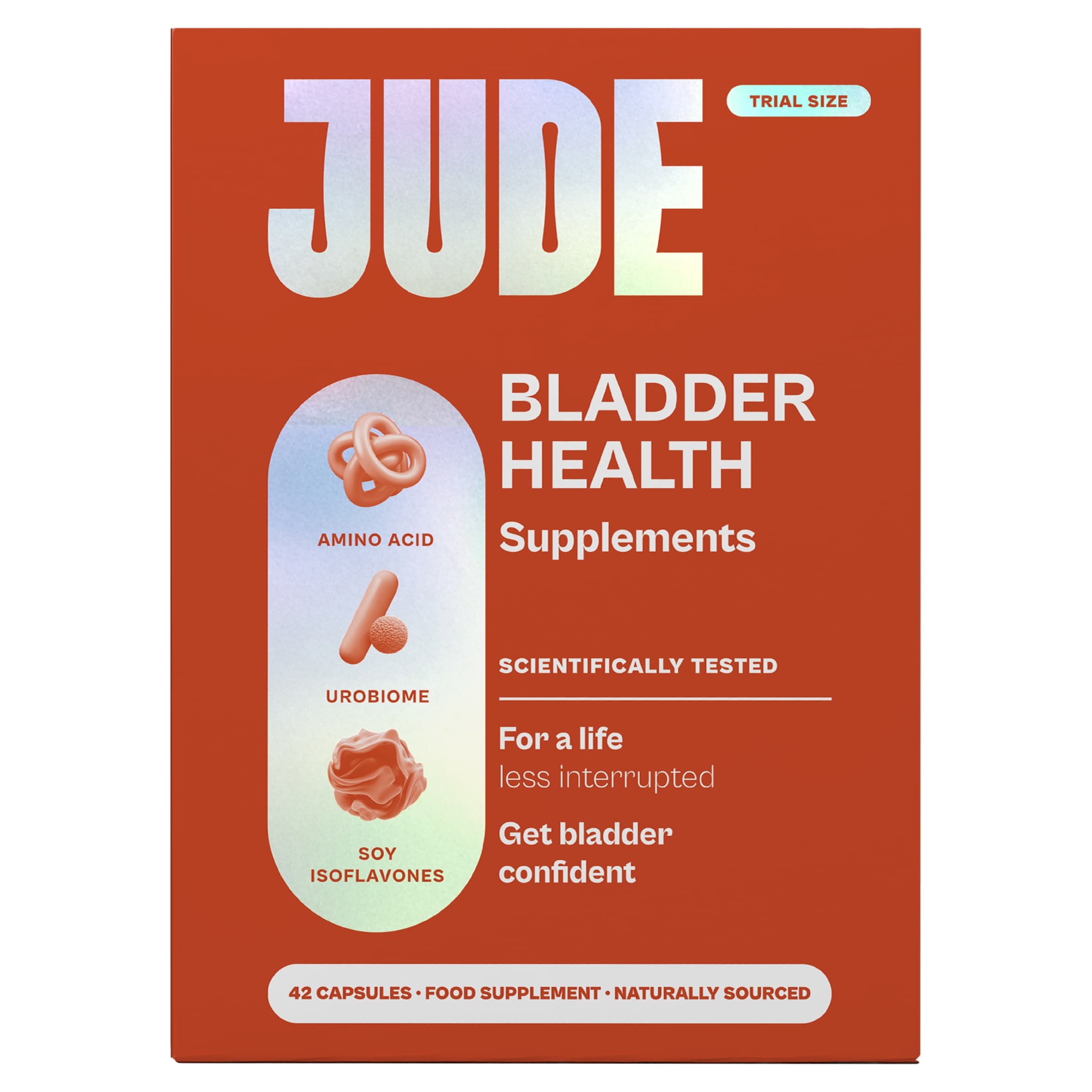 JUDE BLADDER HEALTH SUPPLEMENT 42 CAPSULES