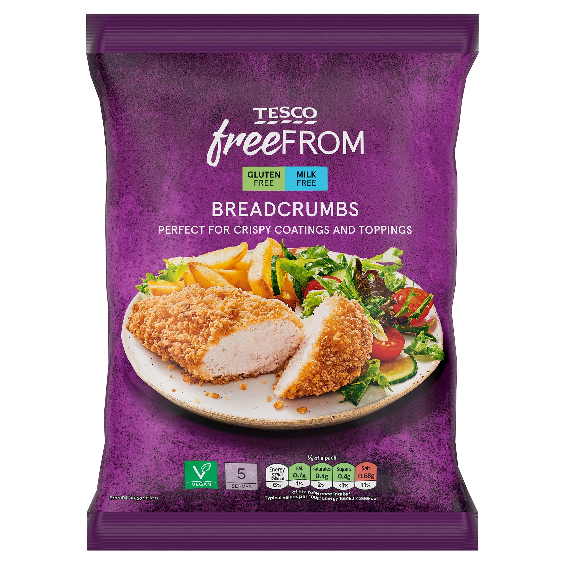 Tesco Free From Breadcrumbs 170G