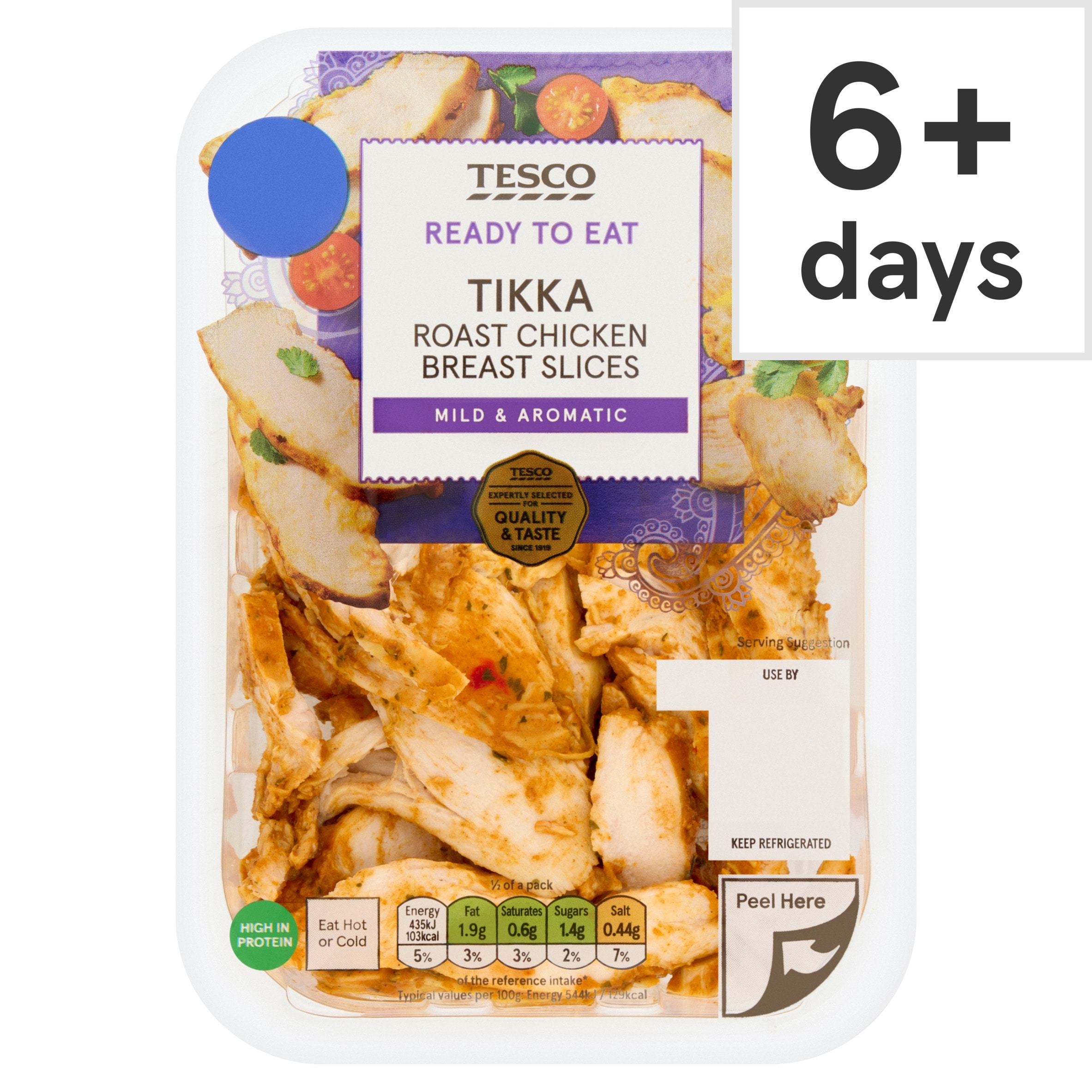 Tesco Tikka Roast Chicken Breast Slices 160g