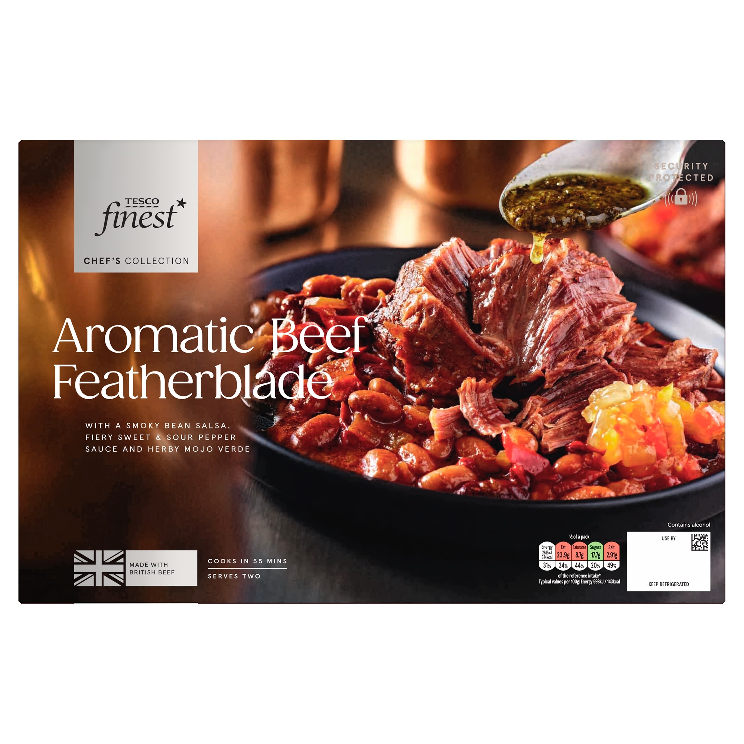 Tesco Finest Chef's Collection Aromatic Beef Featherblade 1.03kg