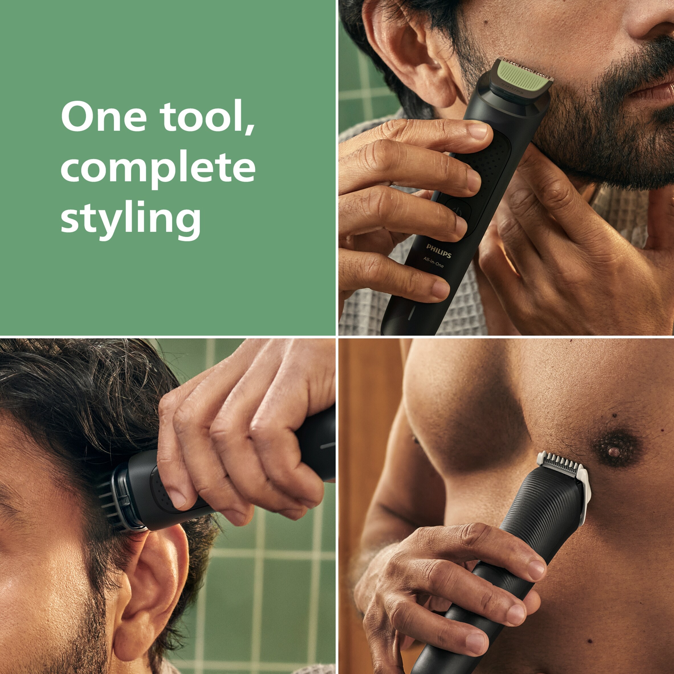Philips Series 3000, All-in-one, 8-in-1 Trimmer for Face and Body - MG3940/15 thumbnail 2