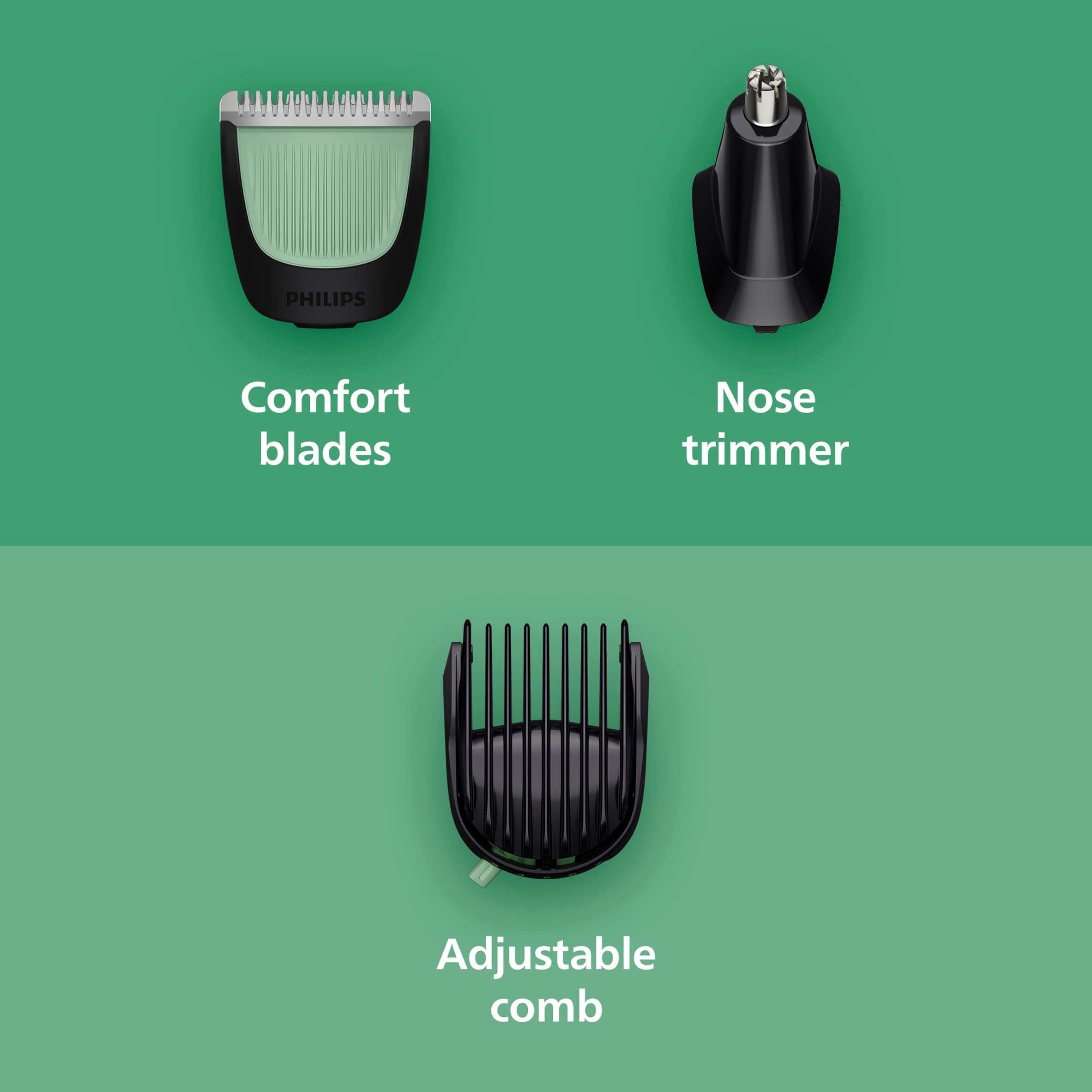 Philips Series 3000, All-in-one, 8-in-1 Trimmer for Face and Body - MG3940/15 thumbnail 4