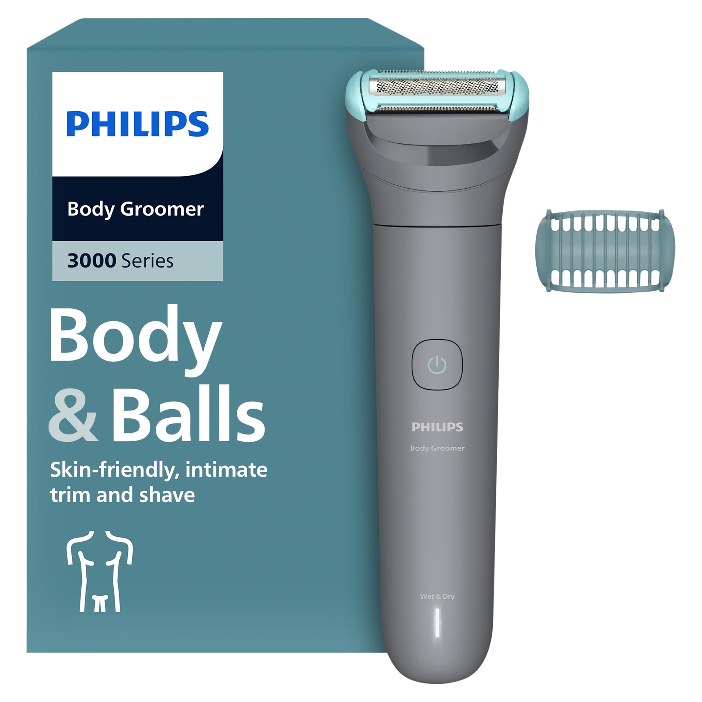 Philips 3000 Series Body & Balls, Full Body Groomer BG3475/15