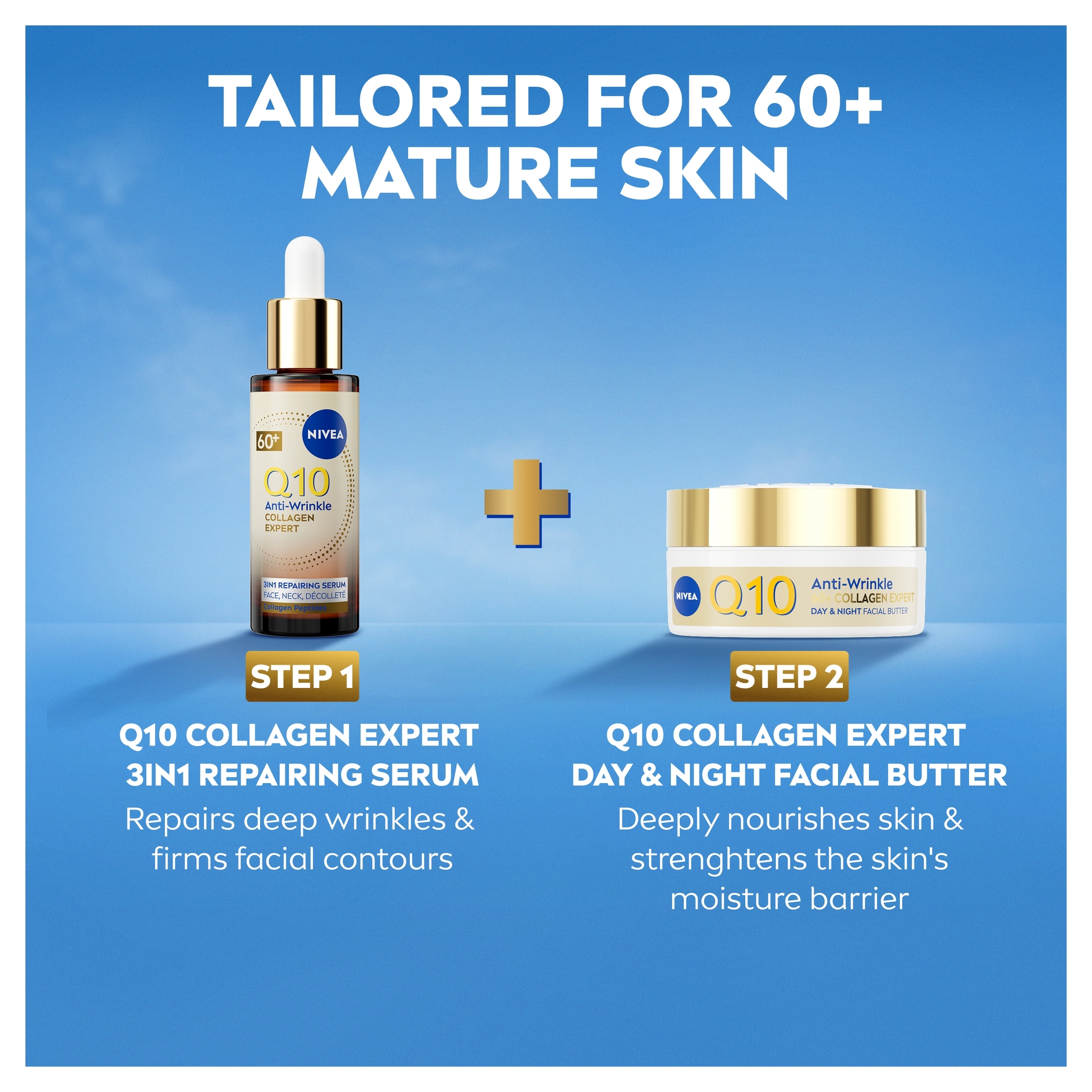NIVEA Q10 Anti-Wrinkle 60+ Collagen Serum​ 30ml thumbnail 2