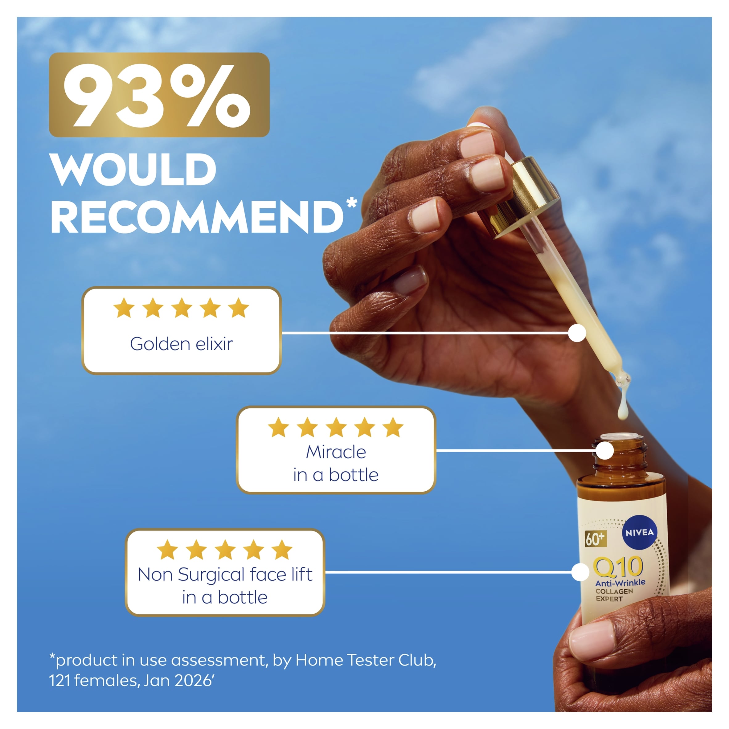 NIVEA Q10 Anti-Wrinkle 60+ Collagen Serum​ 30ml thumbnail 5
