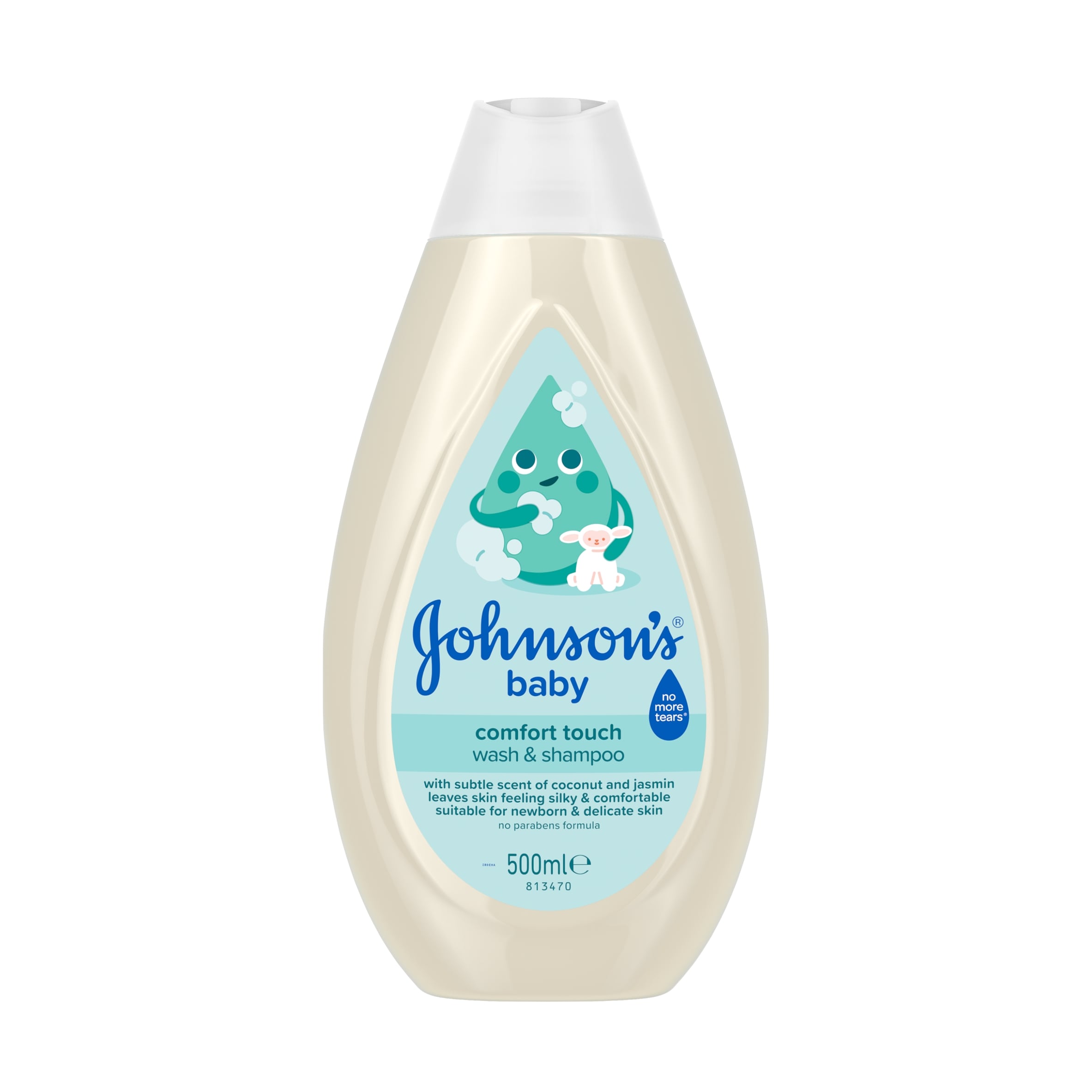 Johnson's Baby Comfort Touch Wash & Shampoo 500ml thumbnail 2