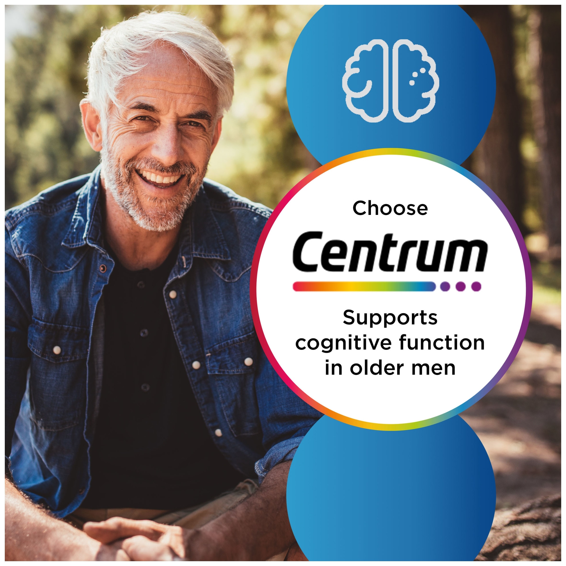 Centrum Men 50+ Multivitamins & Minerals Tablets 60s thumbnail 3