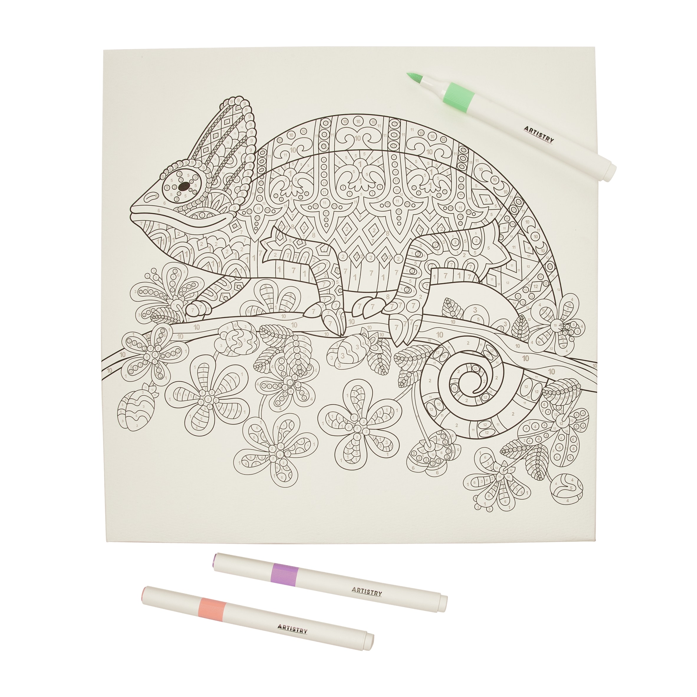 Artistry Colour By Number Canvas thumbnail 2