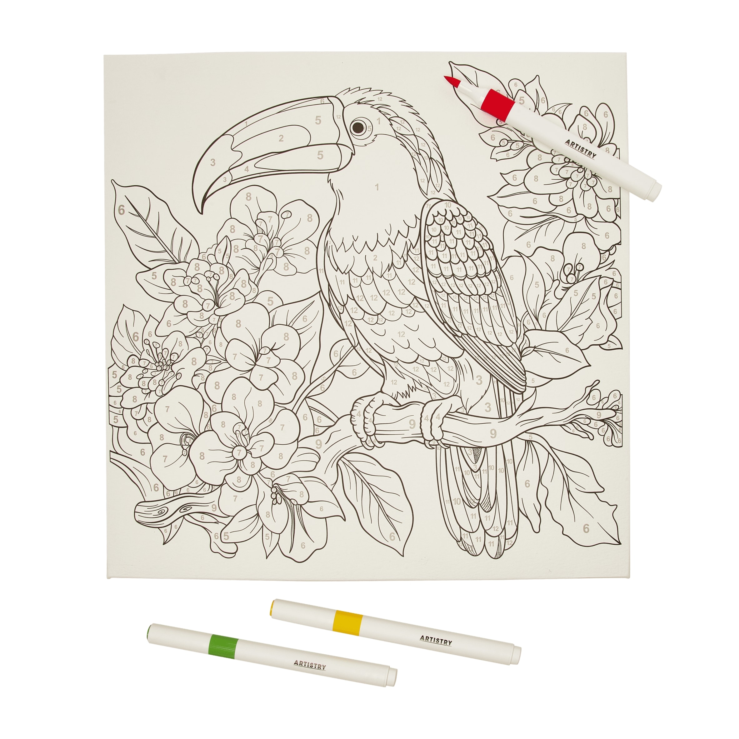 Artistry Colour By Number Canvas thumbnail 3